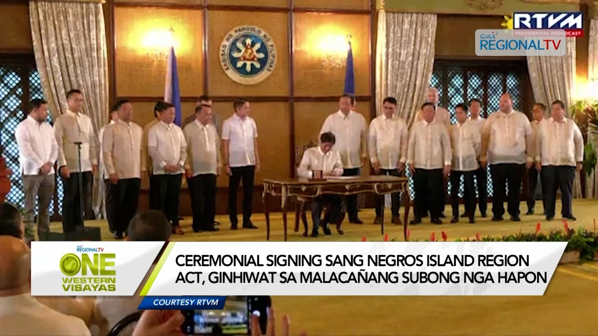 Negros Island Region Act, ginpirmahan na sang Presidente