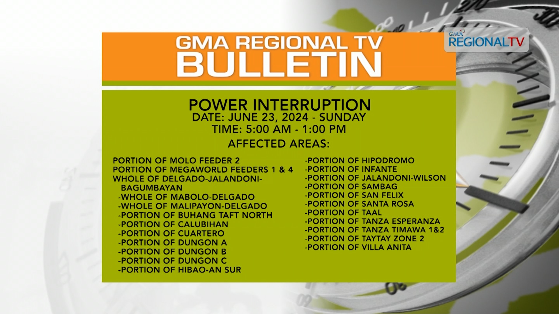 Brownout, Ipatuman sa Iloilo City kag Province sin inga Weekend