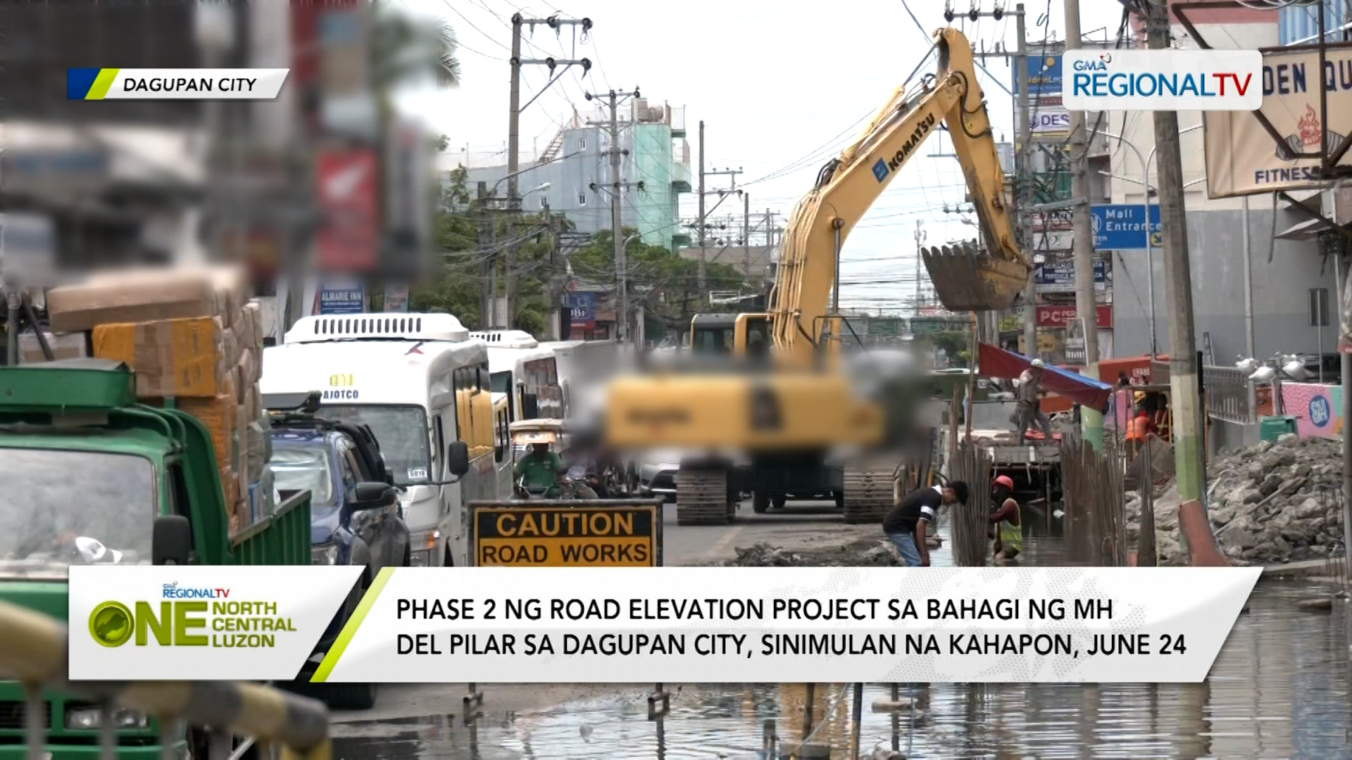 Phase 2 ng road elevation project sa bahagi ng MH Del Pilar, sinimulan na