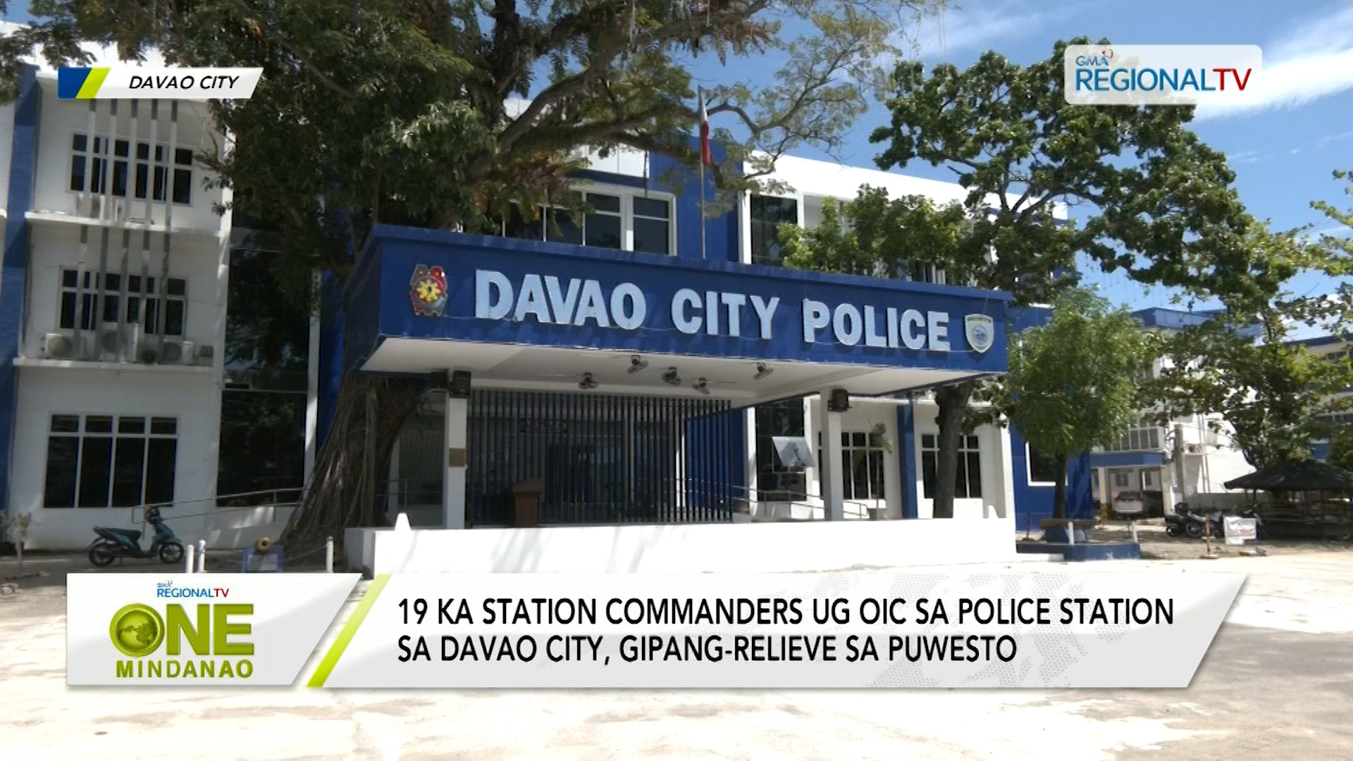 19 ka station commanders ug OIC sa police station sa Davao City, gipang-relieve