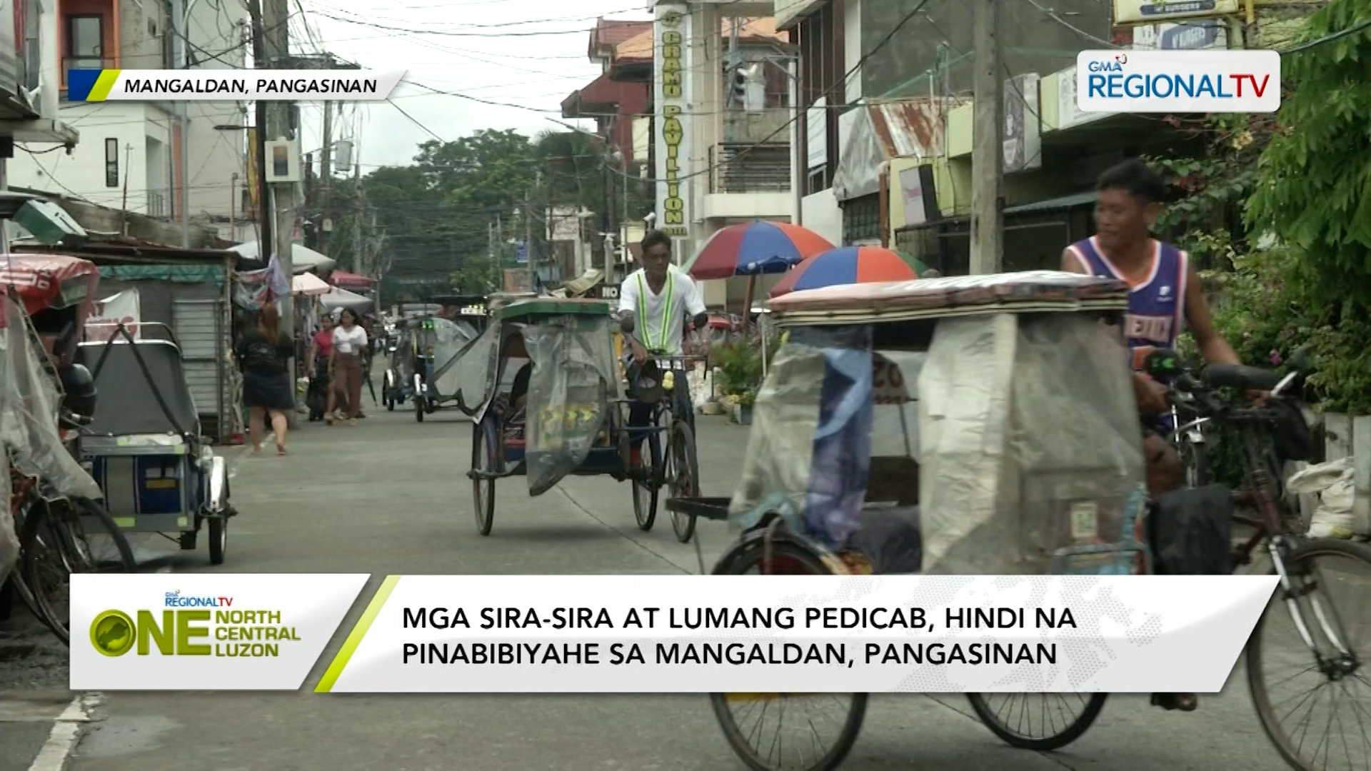 Mga sira-sira at lumang pedicab, hindi na pinabibiyahe sa Mangaldan