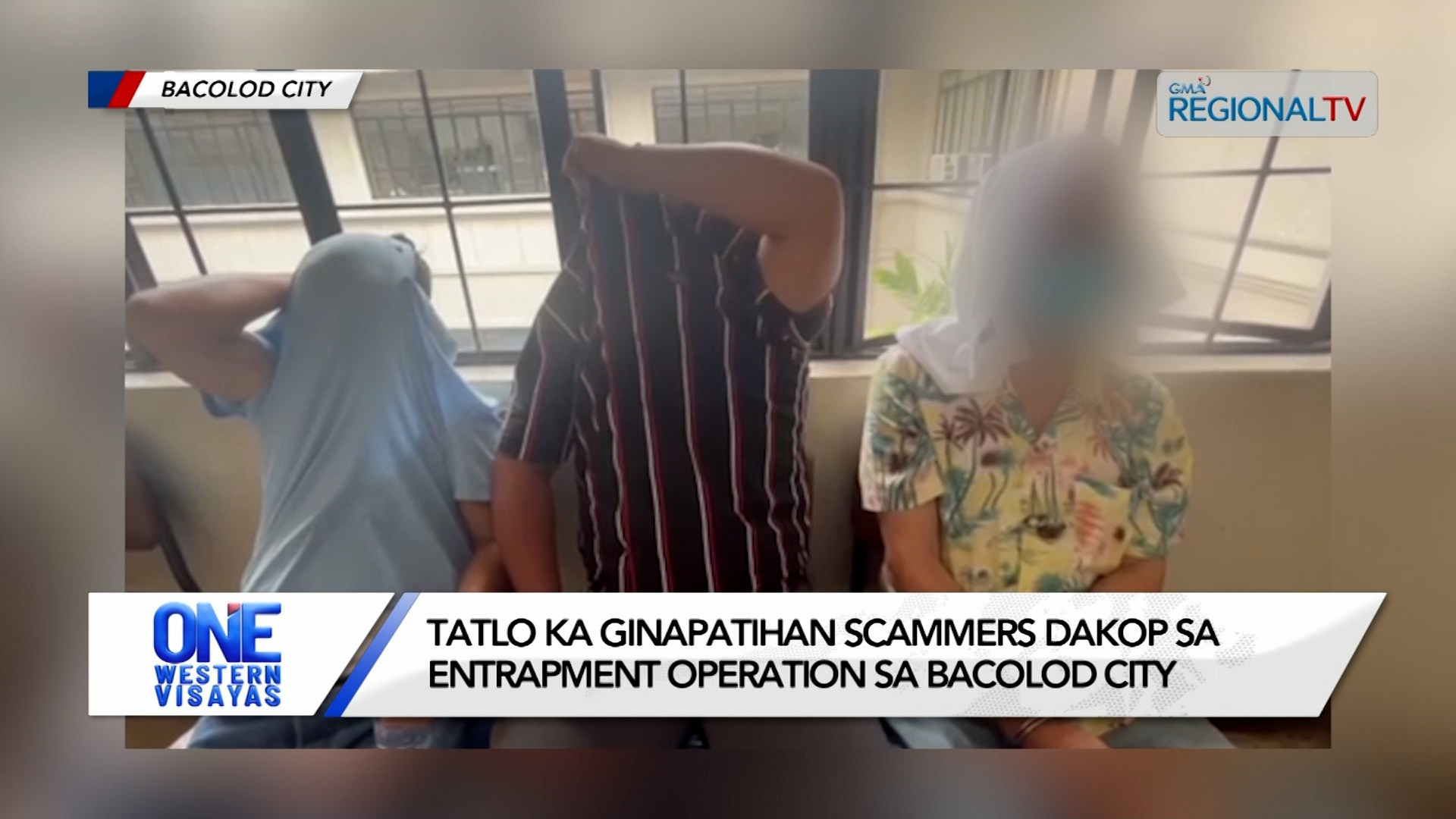 Tatlo ka ginapatihan scammers dakop sa entrapment operation sa Bacolod City