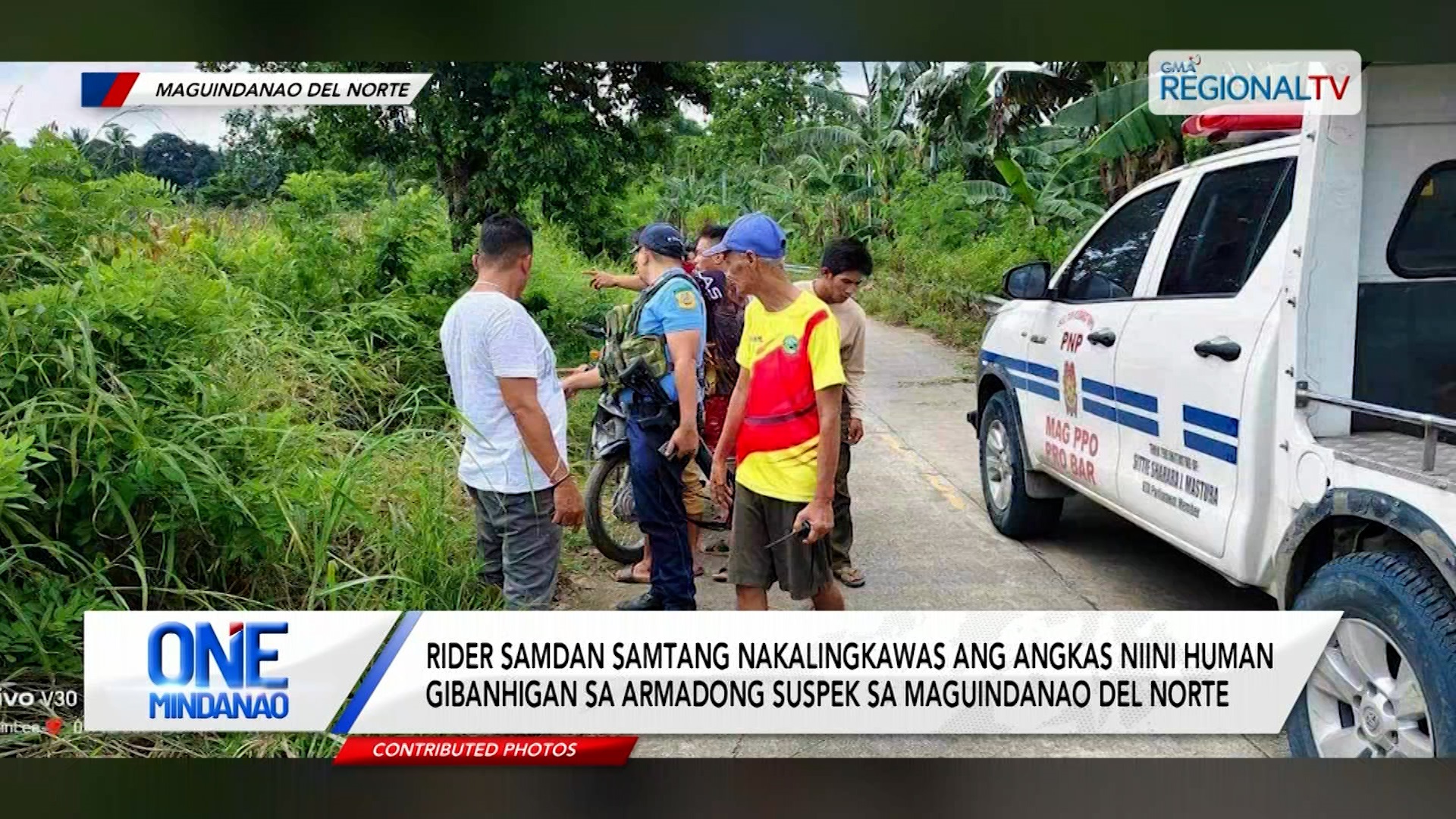 Rider samdan, human gibanhigan sa Maguindanao del Norte