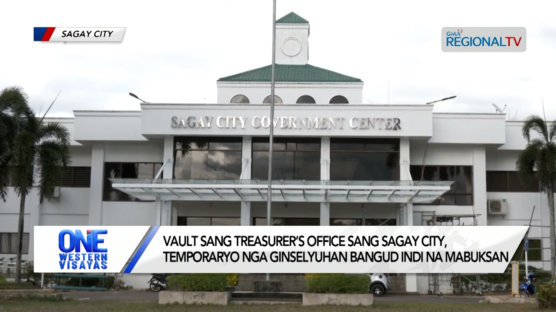 Vault sang Treasurer’s Office sang Sagay City, temporaryo nga ginselyuhan