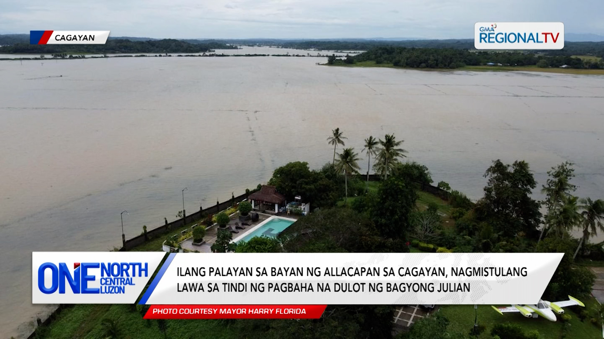 Ilang palayan sa Cagayan, nagmistulang lawa sa tindi ng pagbaha