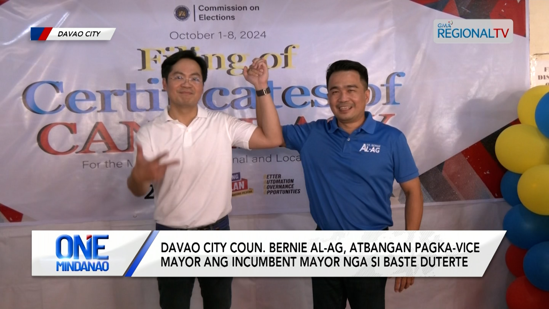 Kanhi CSC Chair Karlo Nograles, mobangga kang FPRRD pagka-mayor sa Davao City