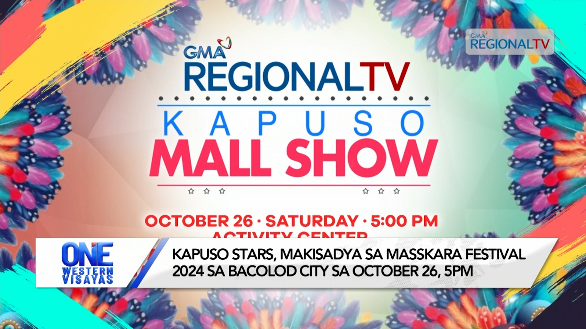 Kapuso stars, makisadya sa Masskara Festival 2024 sa Bacolod City sa October 26