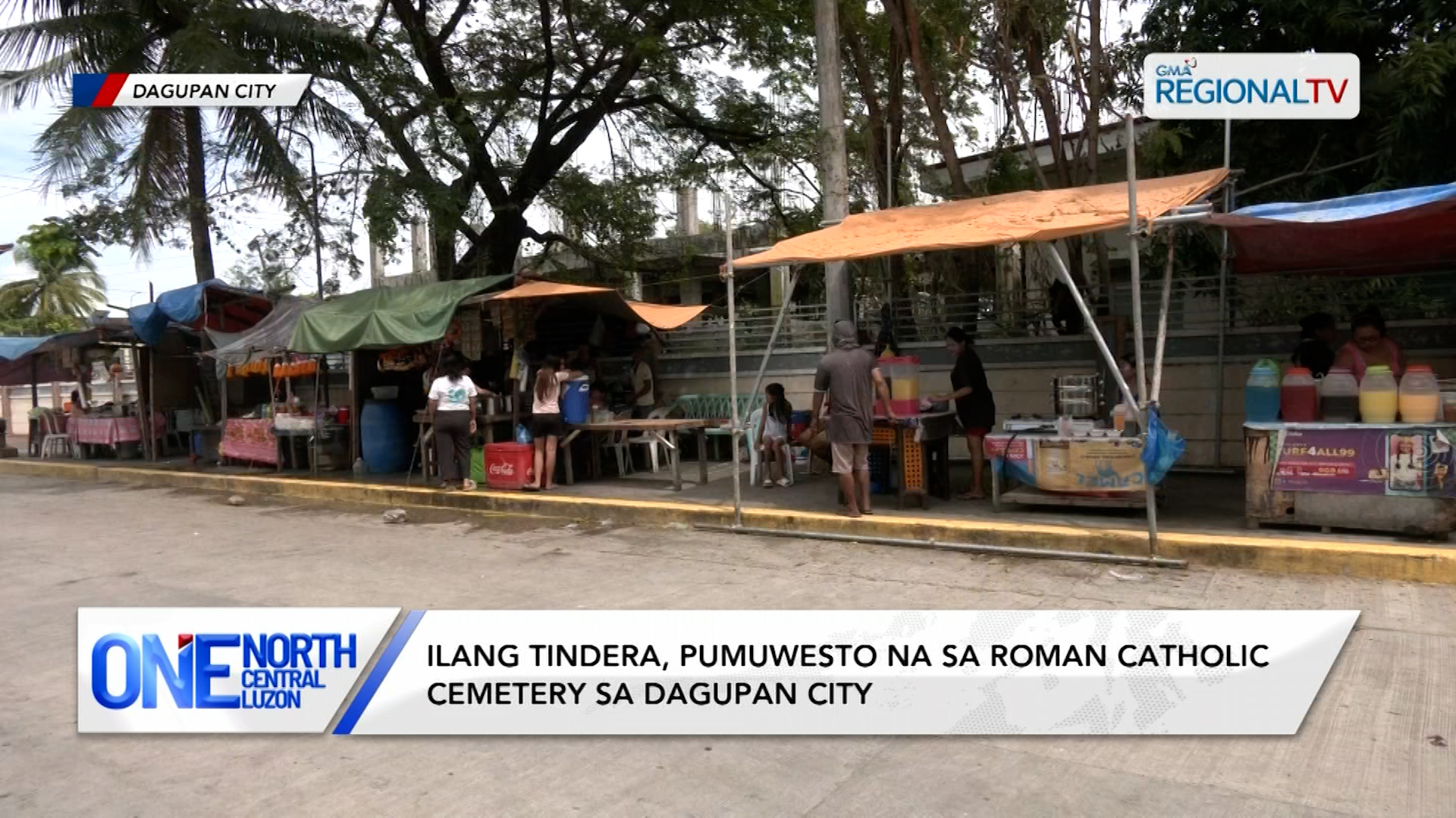 Ilang tindera, pumuwesto na sa Roman Catholic Cemetery sa Dagupan City