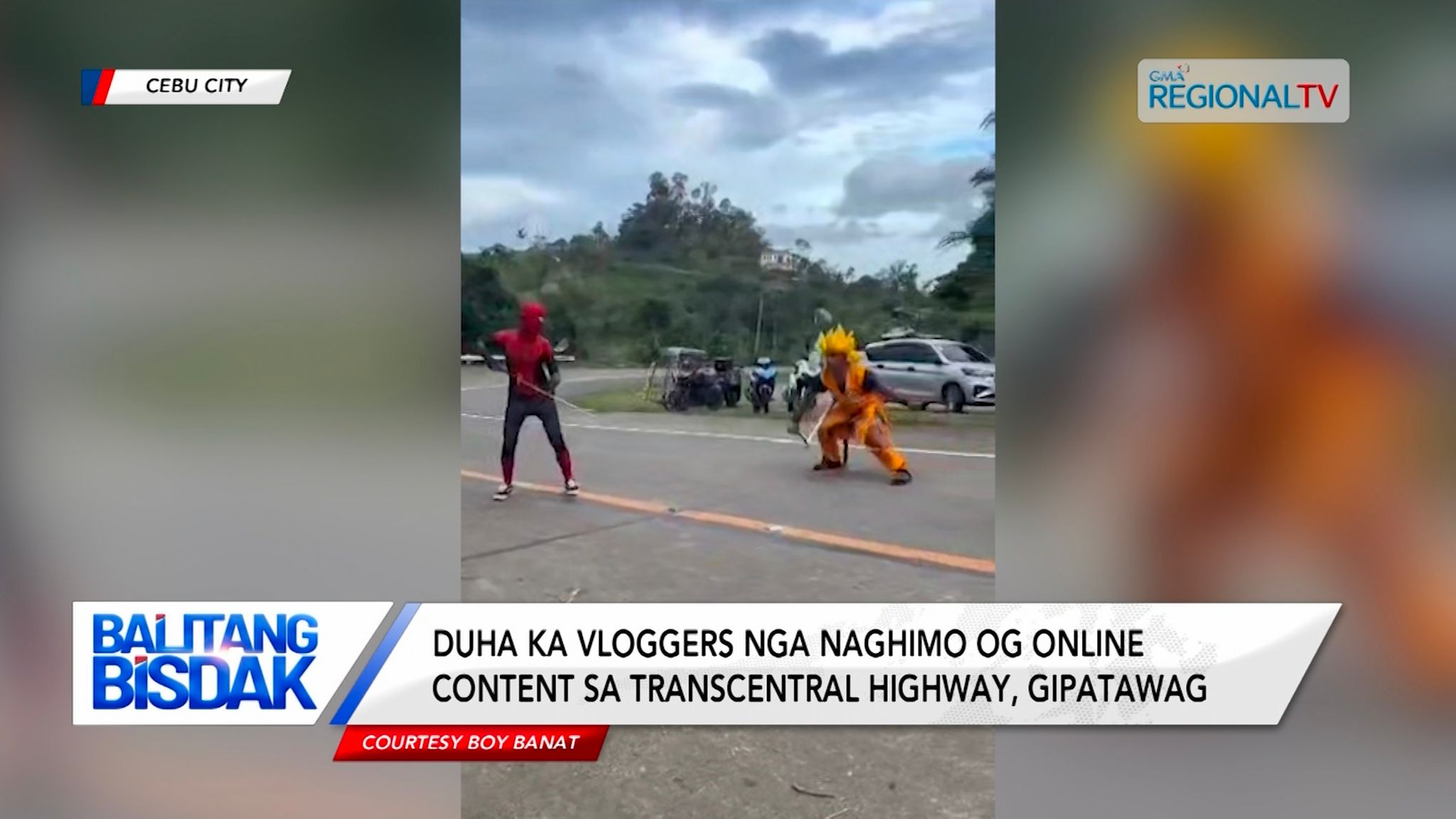2 ka vloggers nag-online content sa Transcentral Highway, nangayo’g pasaylo
