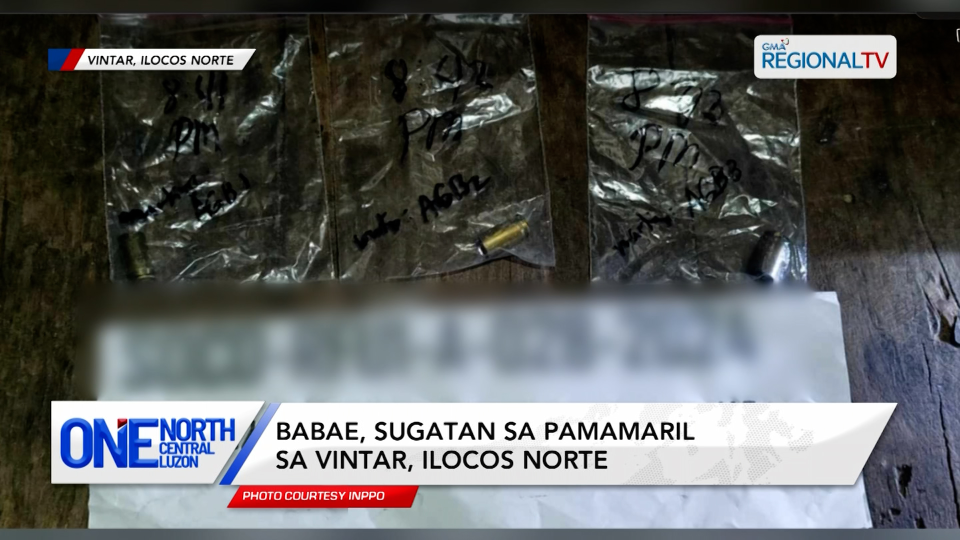 Babae, sugatan sa pamamaril sa Vintar, Ilocos Norte