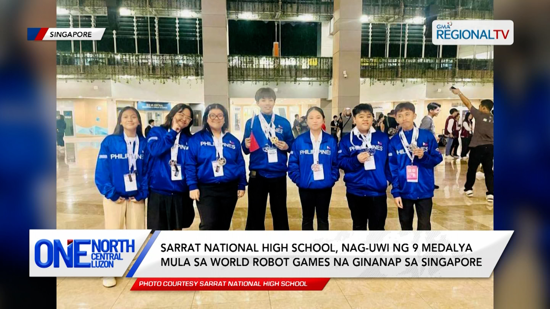 Sarrat NHS, nag-uwi ng 9 medalya mula sa World Robot Games