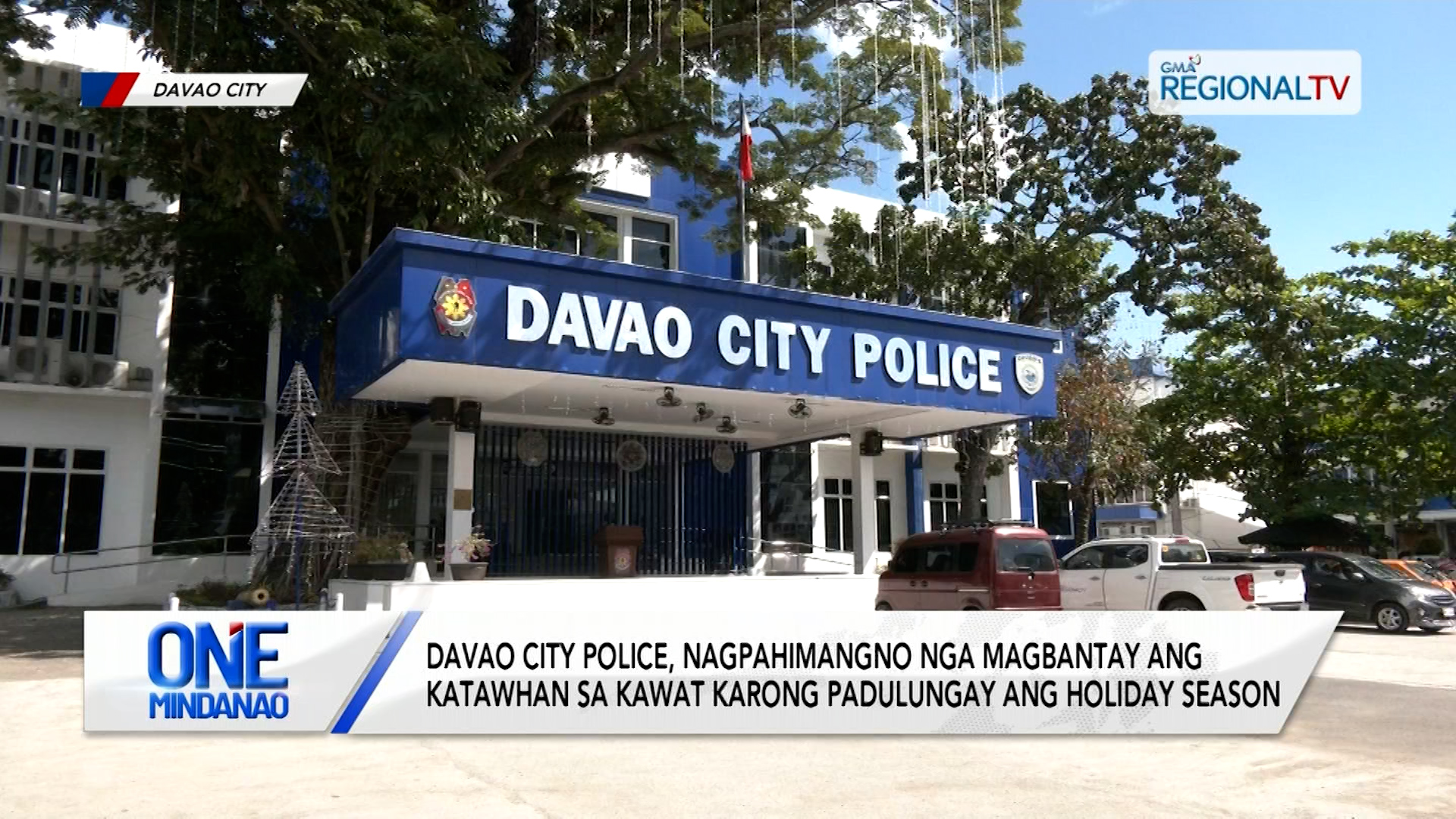 Davao City Police, nagpahimangno nga magbantay sa kawat karong holiday season