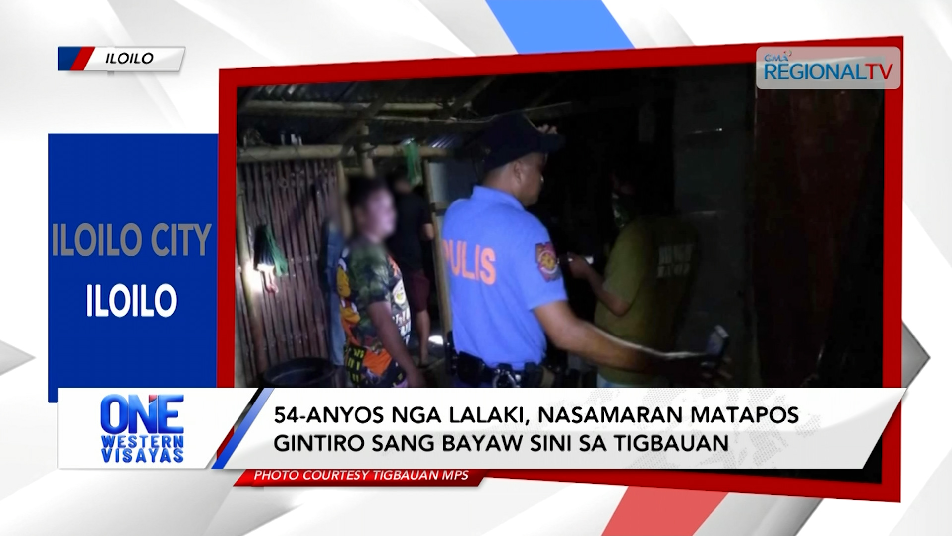 54-anyos nga lalaki, nasamaran matapos gintiro sang bayaw sini sa Tigbauan