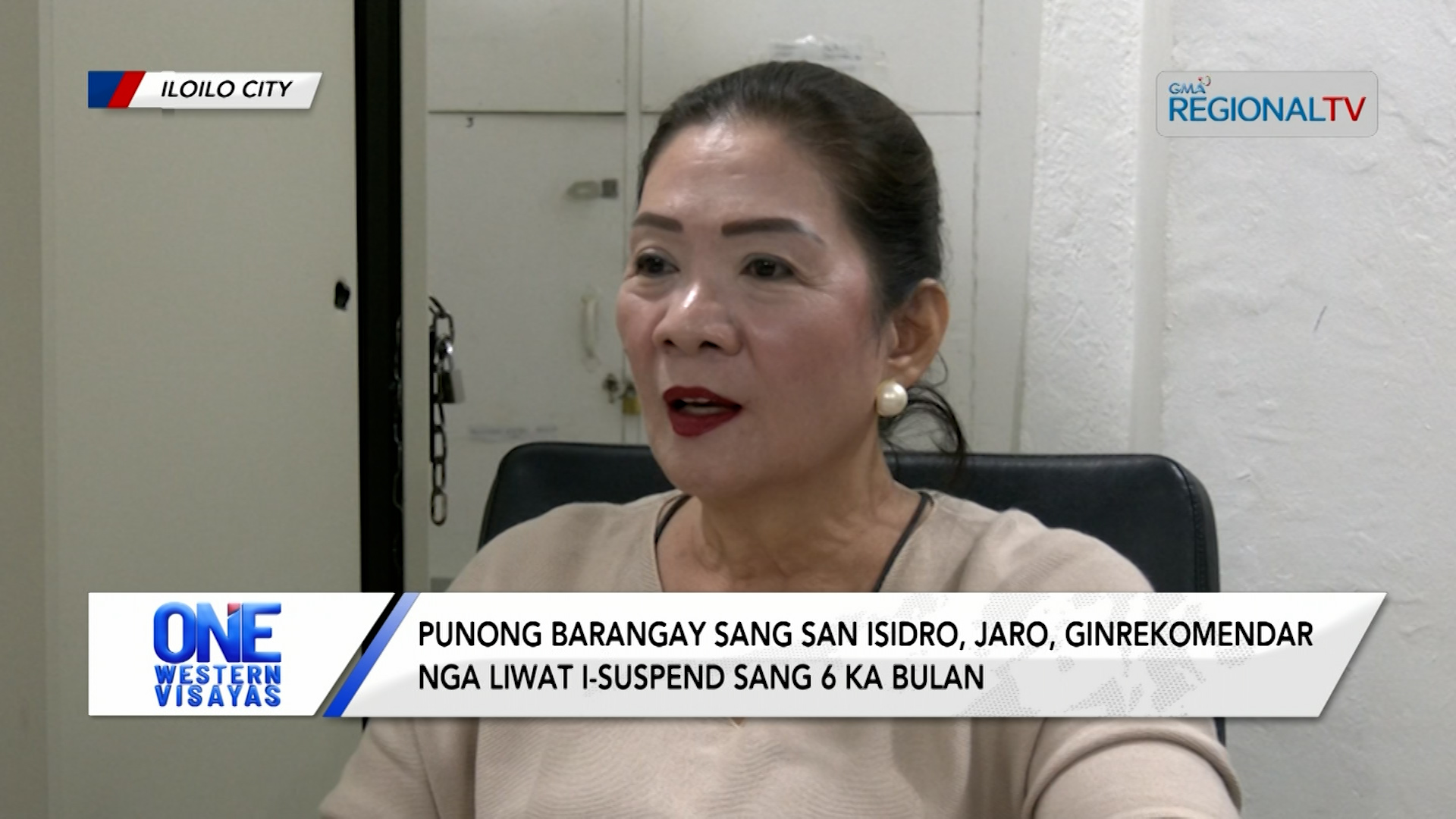 Punong barangay sang San Isidro, Jaro, ginrekomendar nga liwat i-suspend