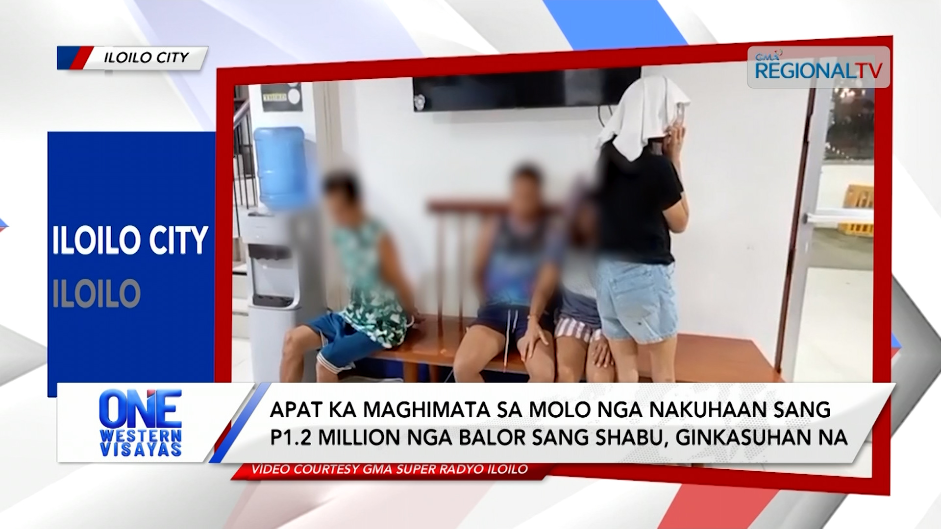 Apat ka maghimata sa molo nga nakuhaan sang P1.2 million nga balor sang shabu