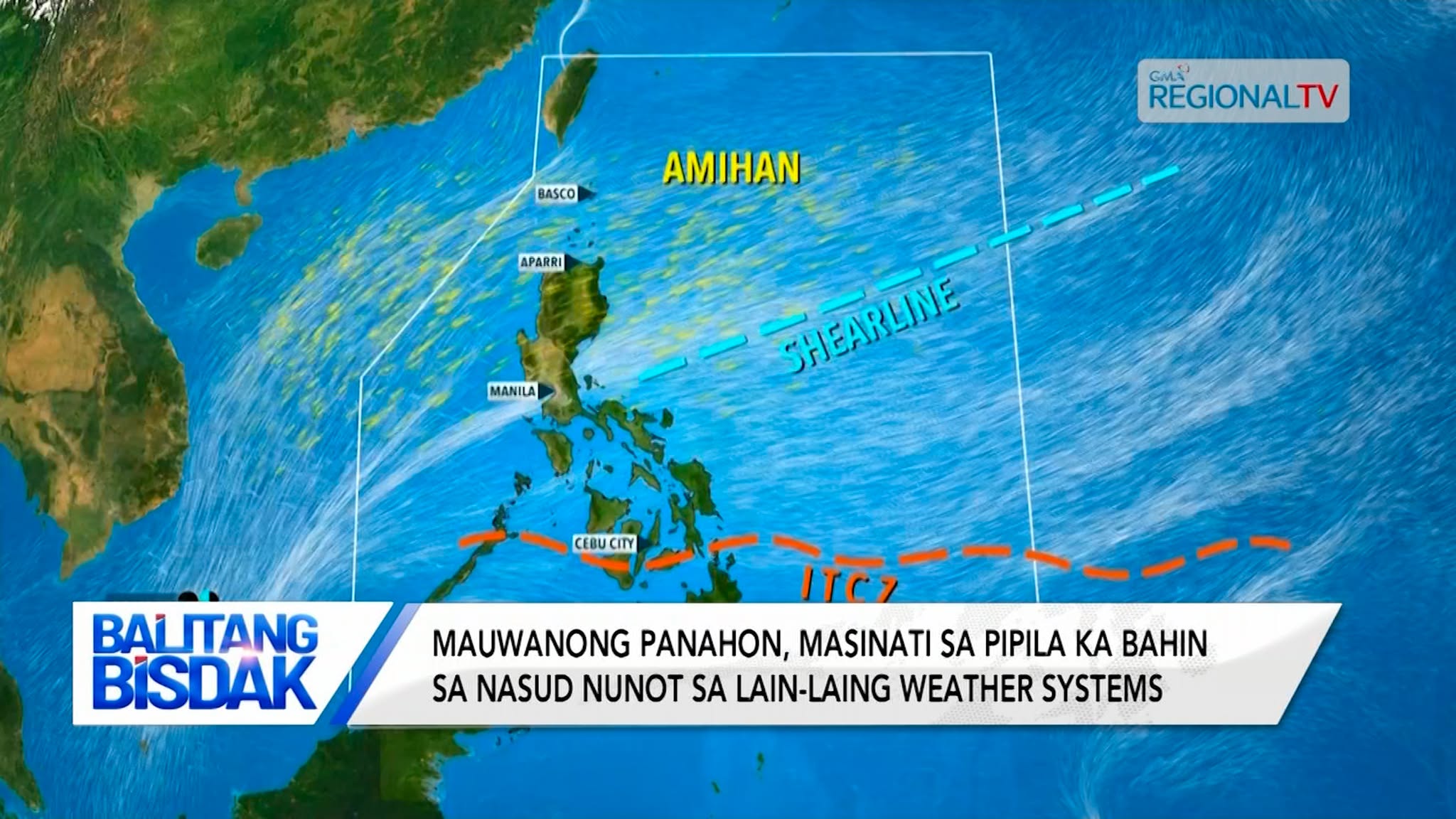 Mauwanong panahon, masinati sa pipila ka bahin sa nasud