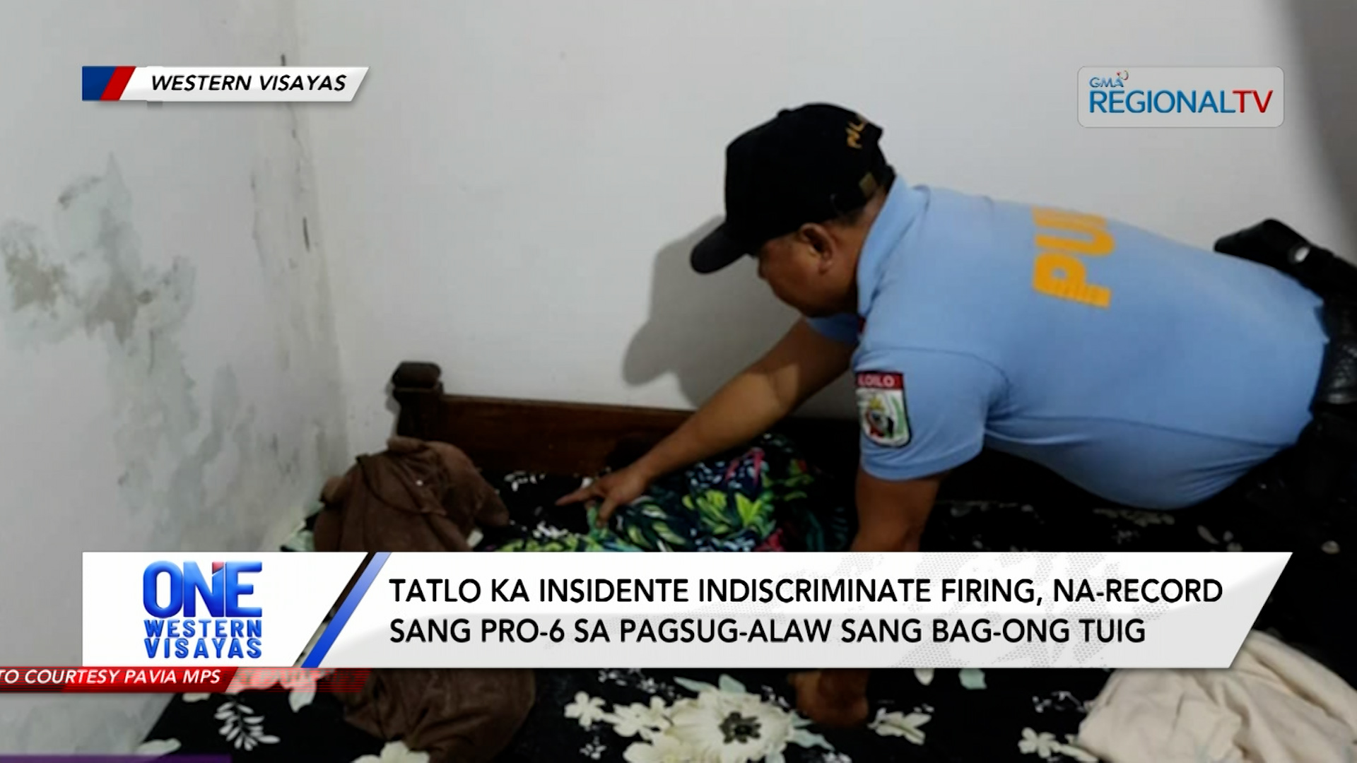 Tatlo ka insidente indiscriminate firing, na-record sang PRO-6 sa bag-ong tuig