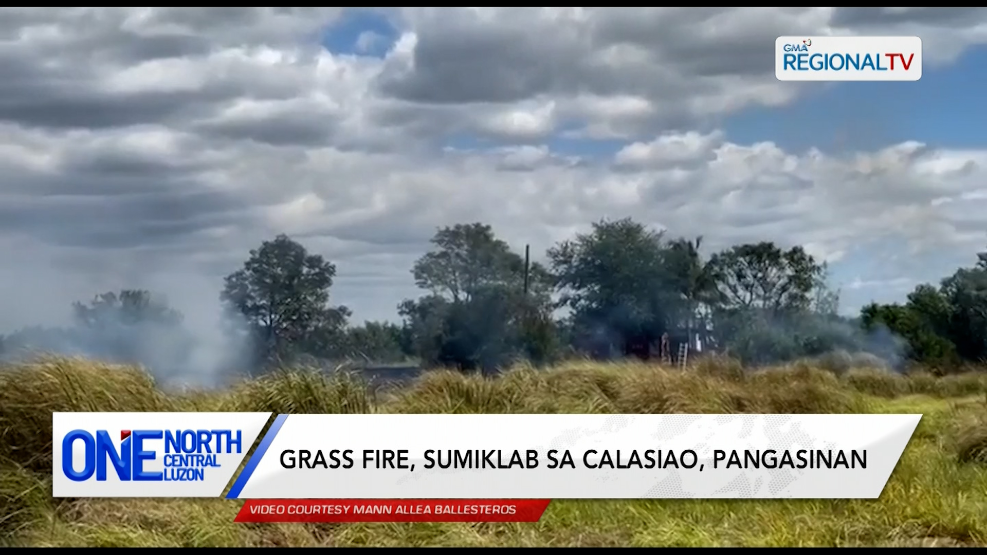 Sunog, sumiklab sa bahagi ng talahiban sa Dagupan City