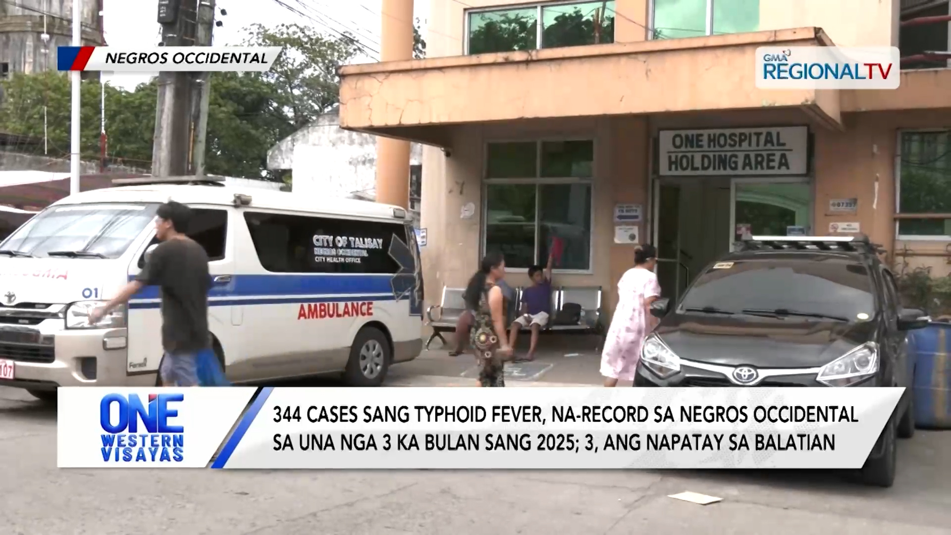 344 cases sang typhoid fever, na-record sa Negros Occidental sini nga 2025