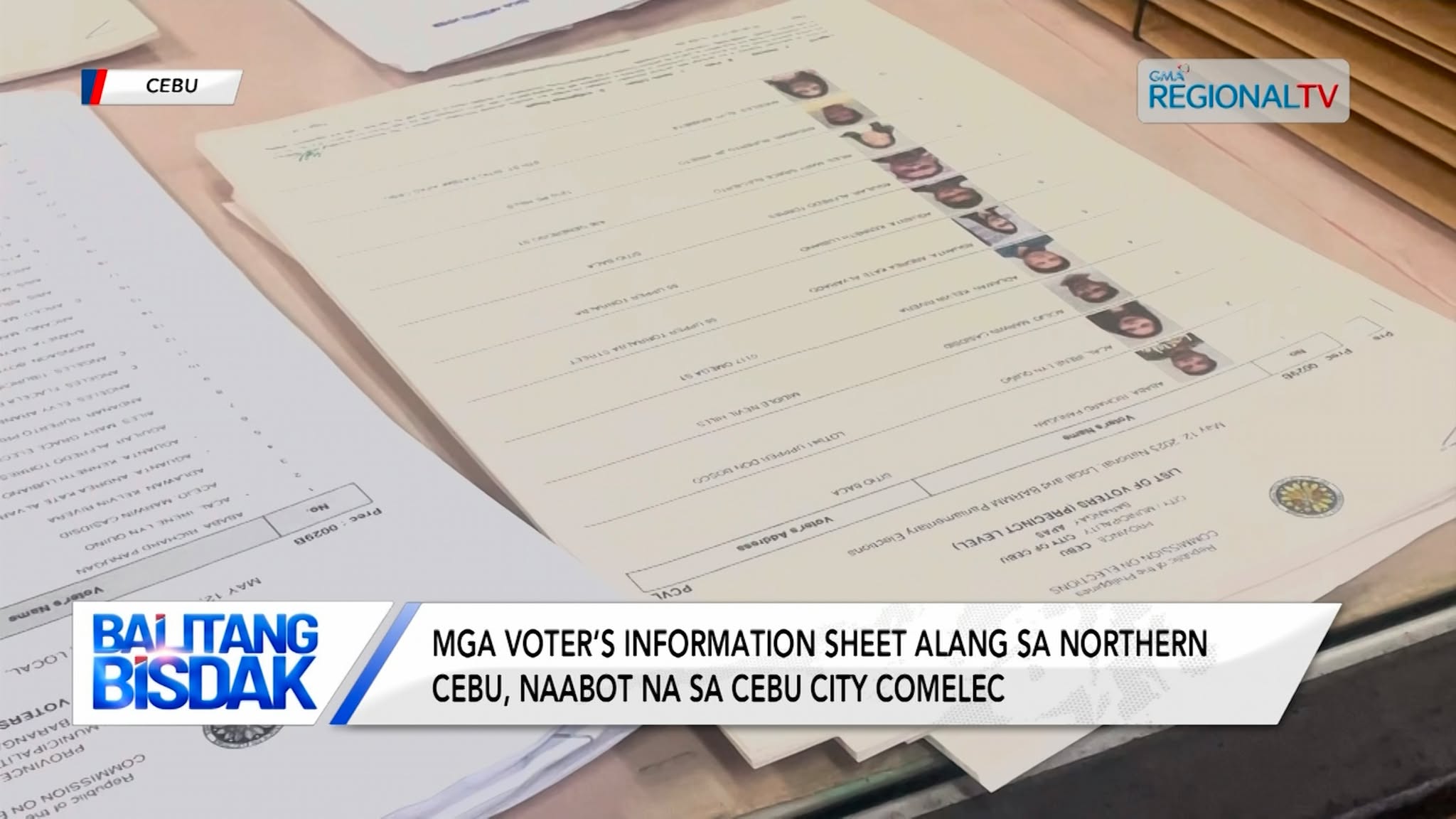 Mga Voter’s Information Sheet sa Northern Cebu, naabot na sa Cebu City COMELEC