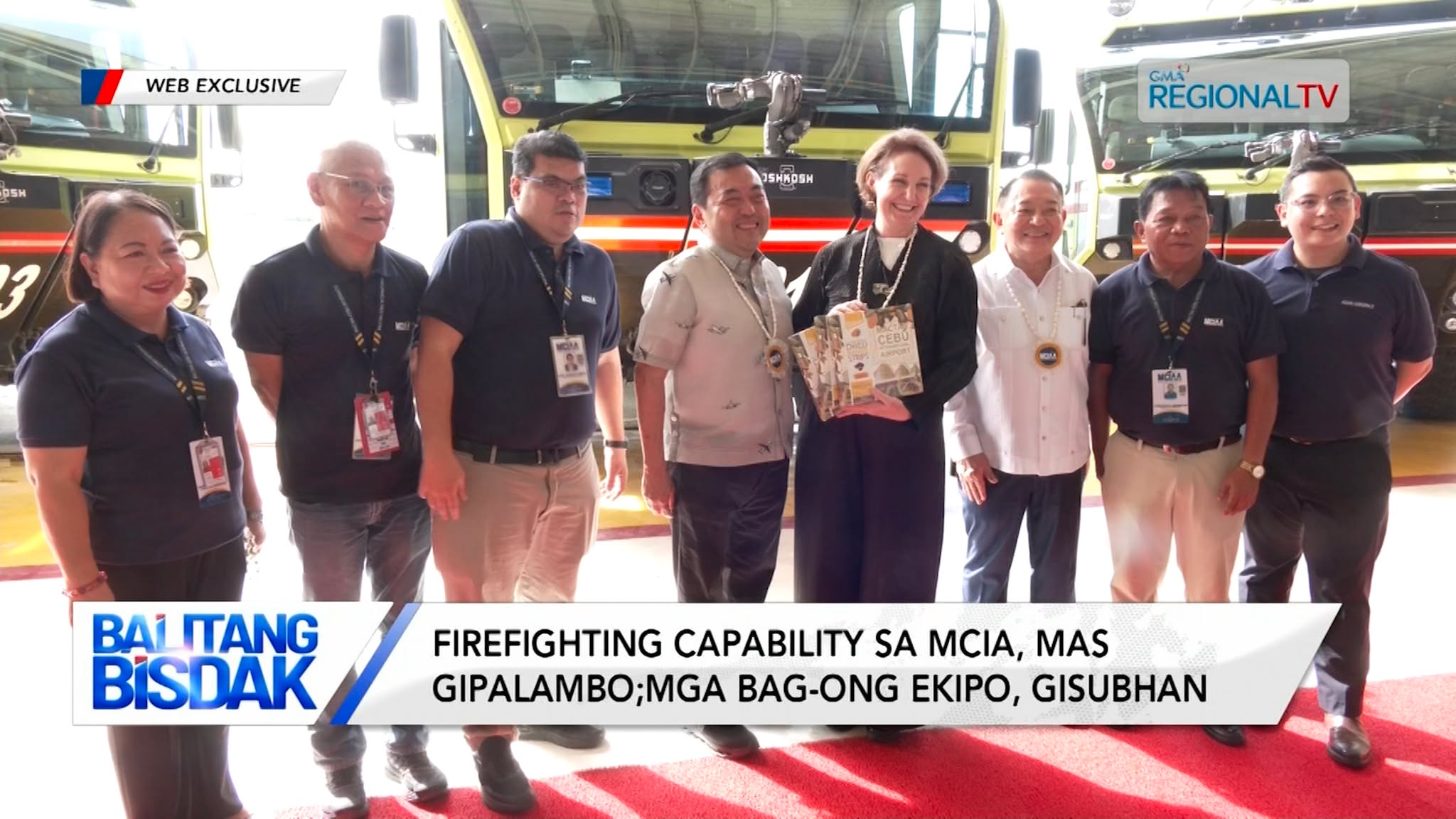 Firefighting capability sa MCIA, mas gipalambo; mga bag-ong ekipo, gisubhan