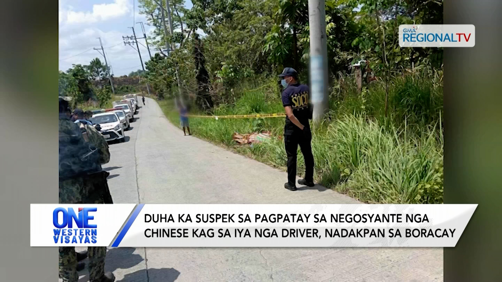 Duha ka suspek sa pagpatay sa negosyante nga Chinese, nadakpan sa Boracay