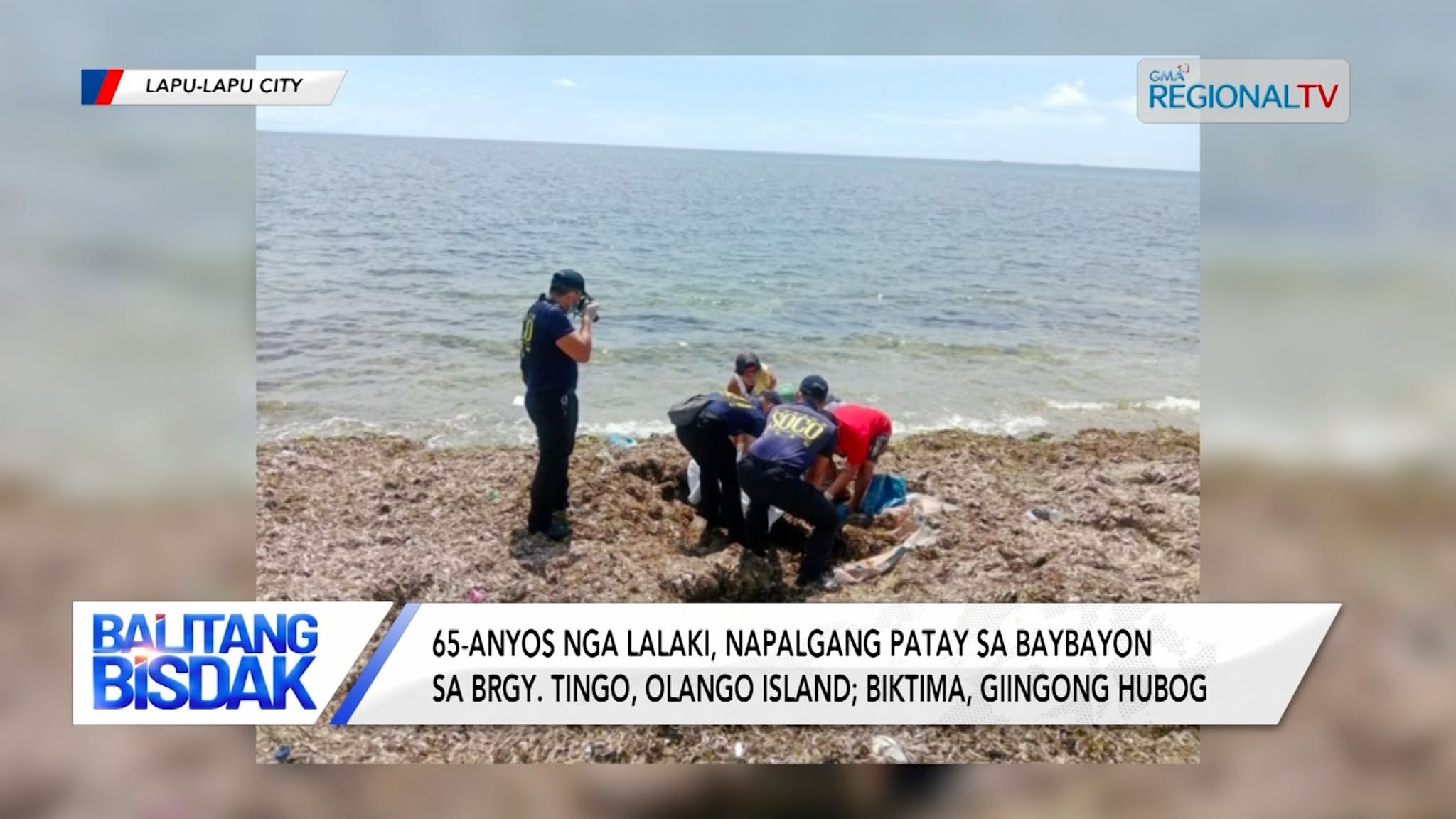 65-anyos nga lalaki, napalgang patay sa baybayon sa Brgy. Tingo
