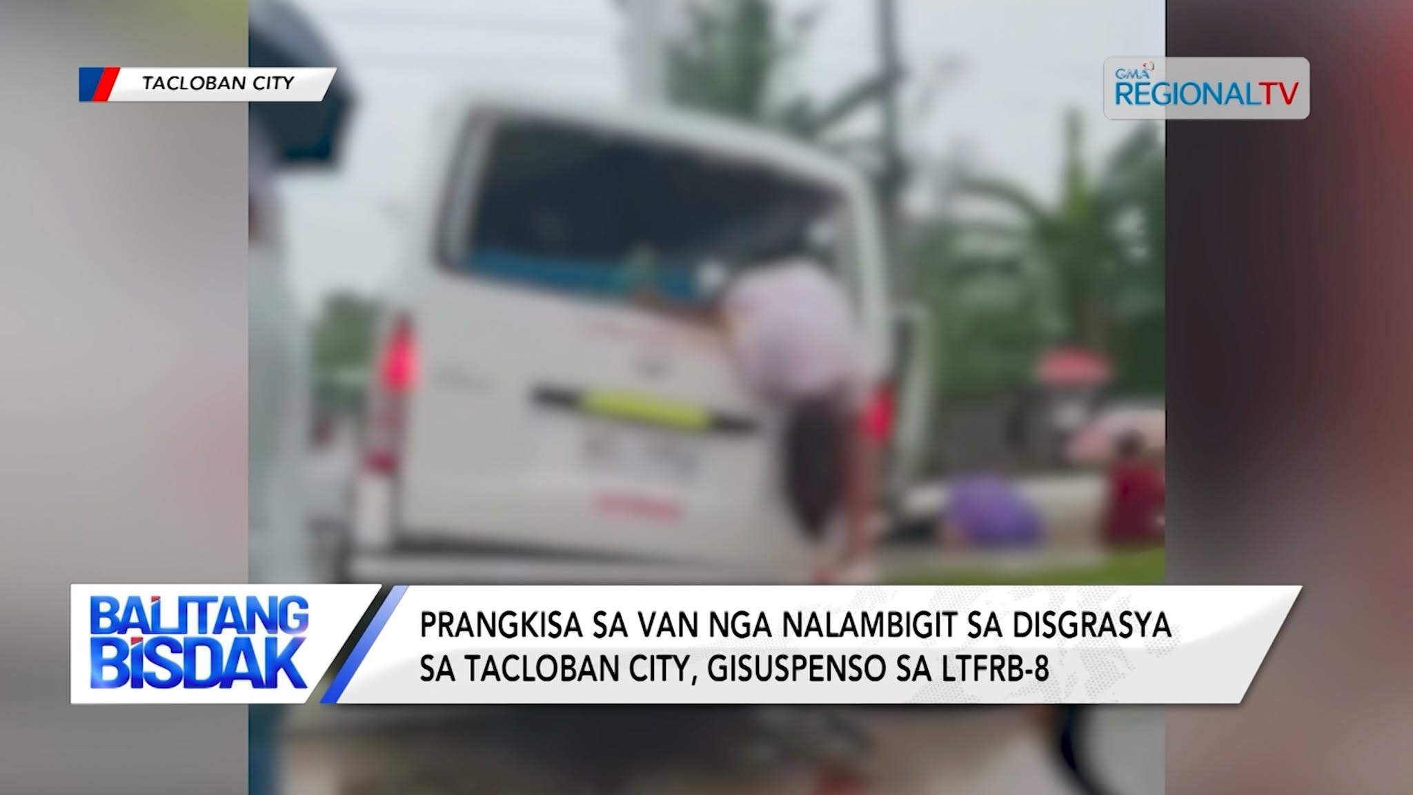 Prangkisa sa V-hire nga disgrasya sa Tacloban City, gisuspenso sa LTFRB-8