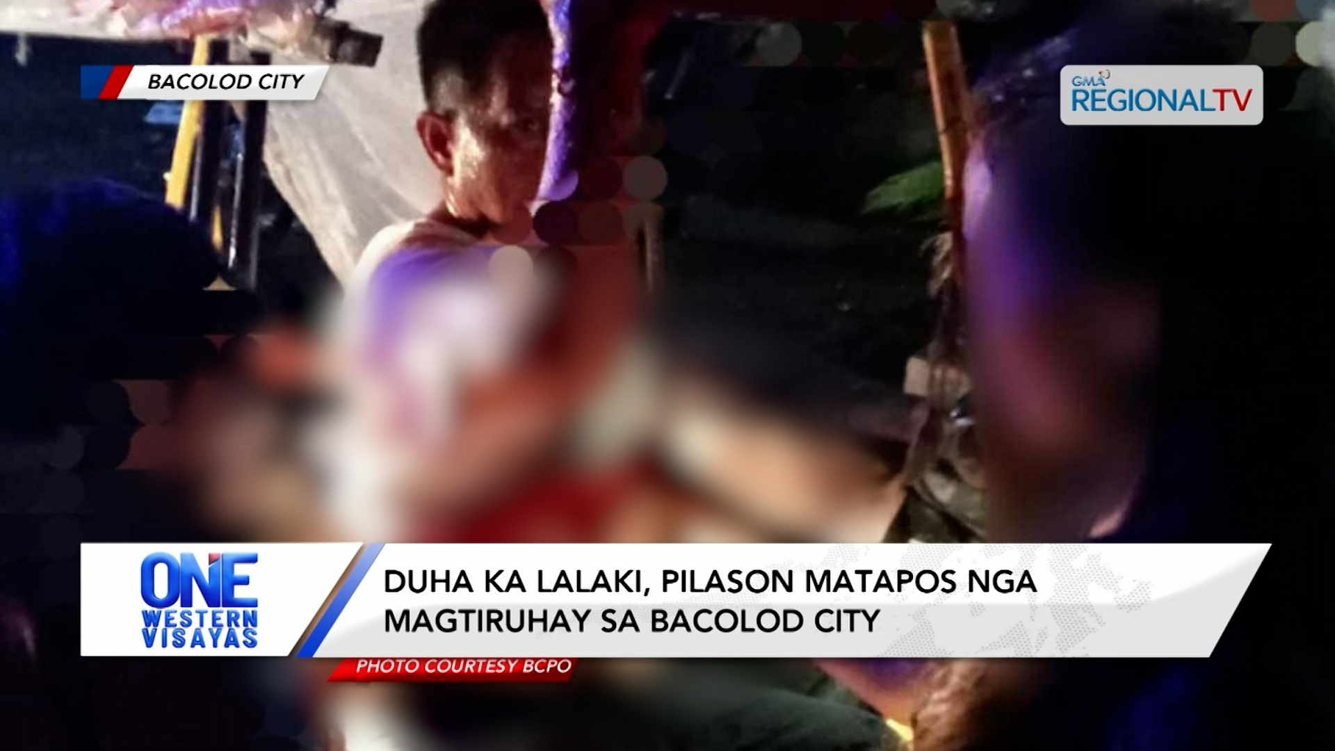Duha ka lalaki, pilason matapos nga magtiruhay sa Bacolod City