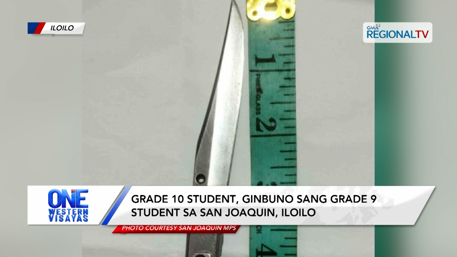 Grade 10 student, ginbuno sang grade 9 student sa San Joaquin, Iloilo
