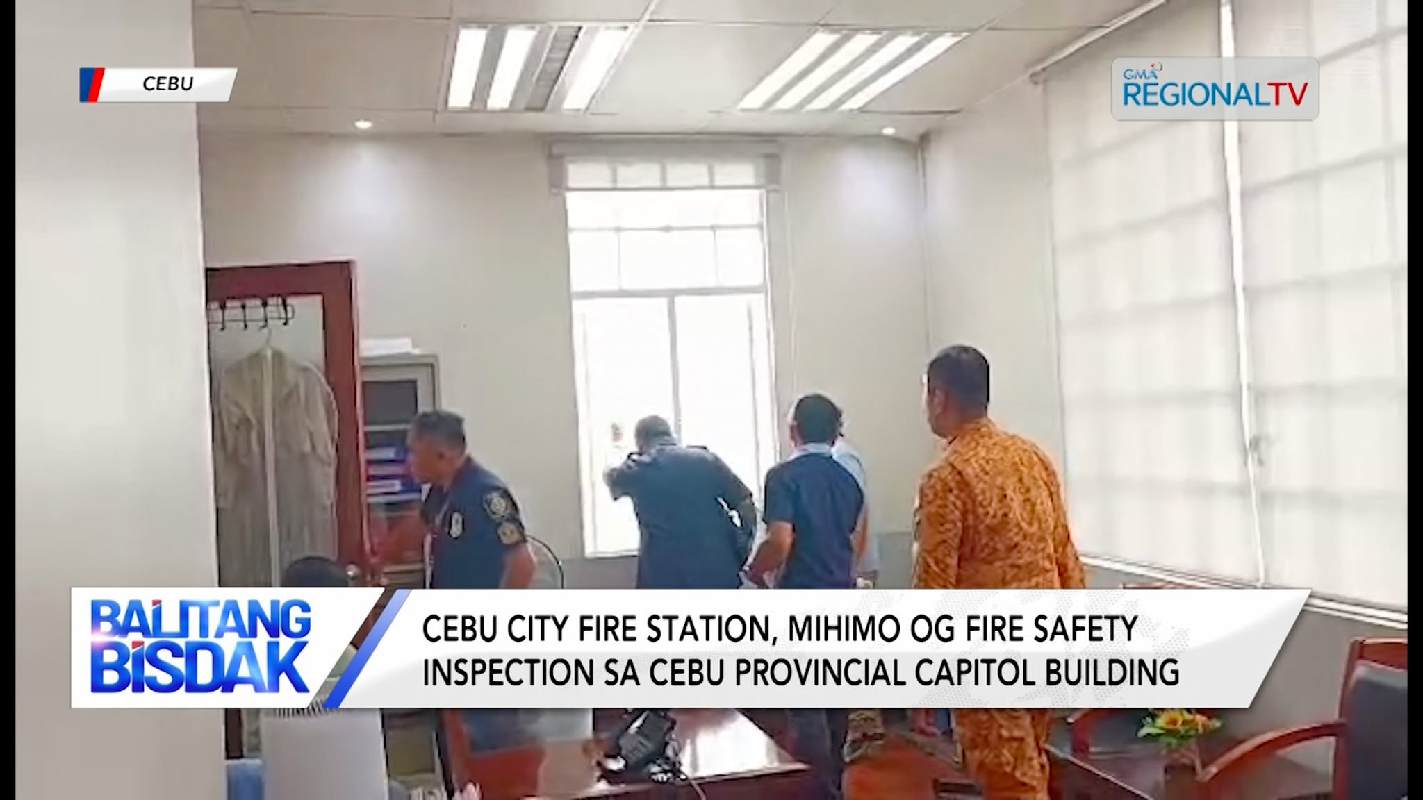 Cebu City Fire, mihimo og inspection sa Cebu Provincial Capitol building