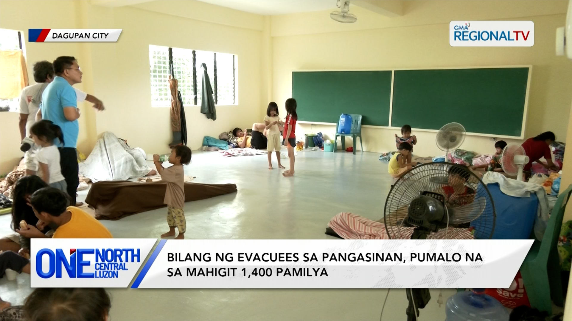 Bilang ng evacuees sa Pangasinan, pumalo na sa mahigit 1,400 pamilya | One North Central Luzon
