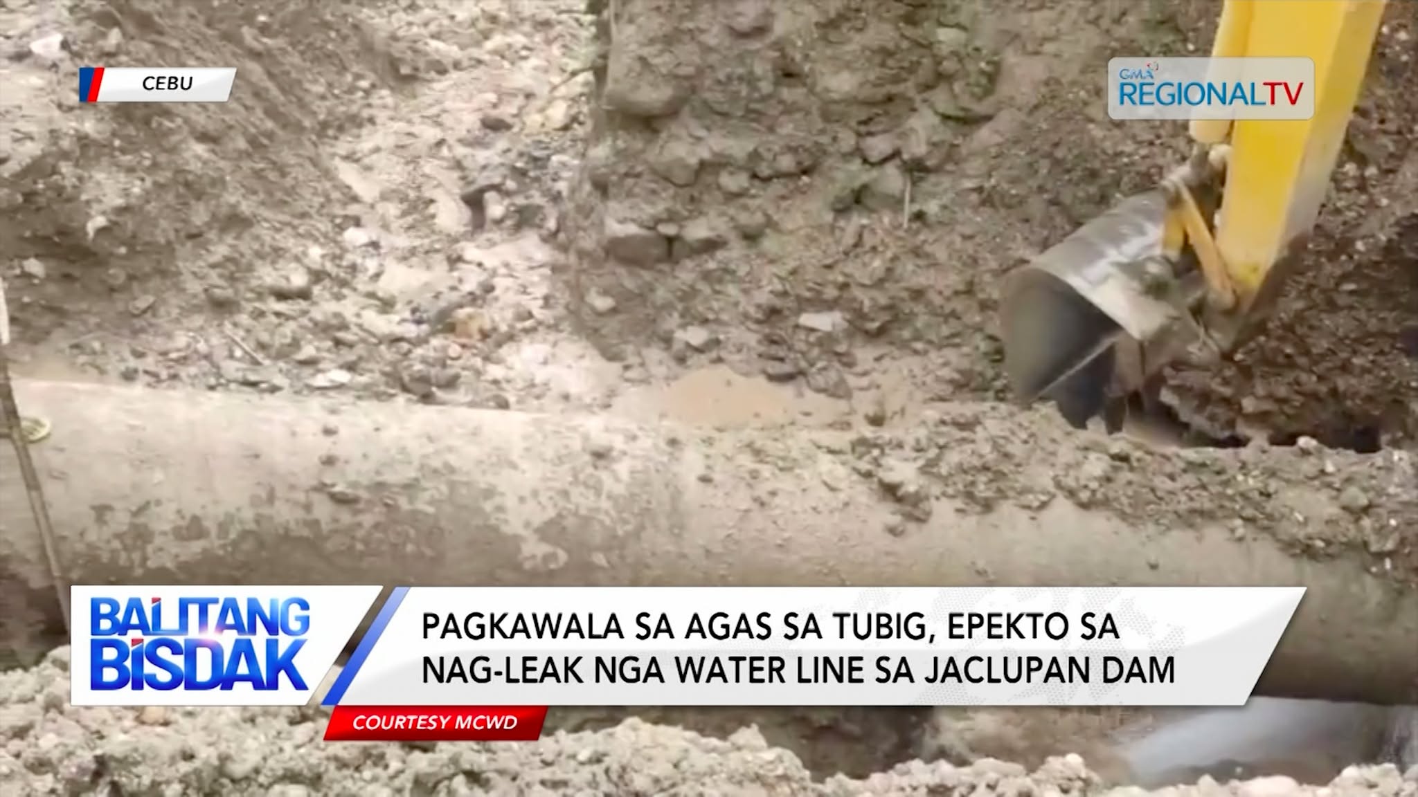 Problema sa agas sa tubig sa MCWD, epekto sa water line leaking sa Jaclupan Dam | Balitang Bisdak
