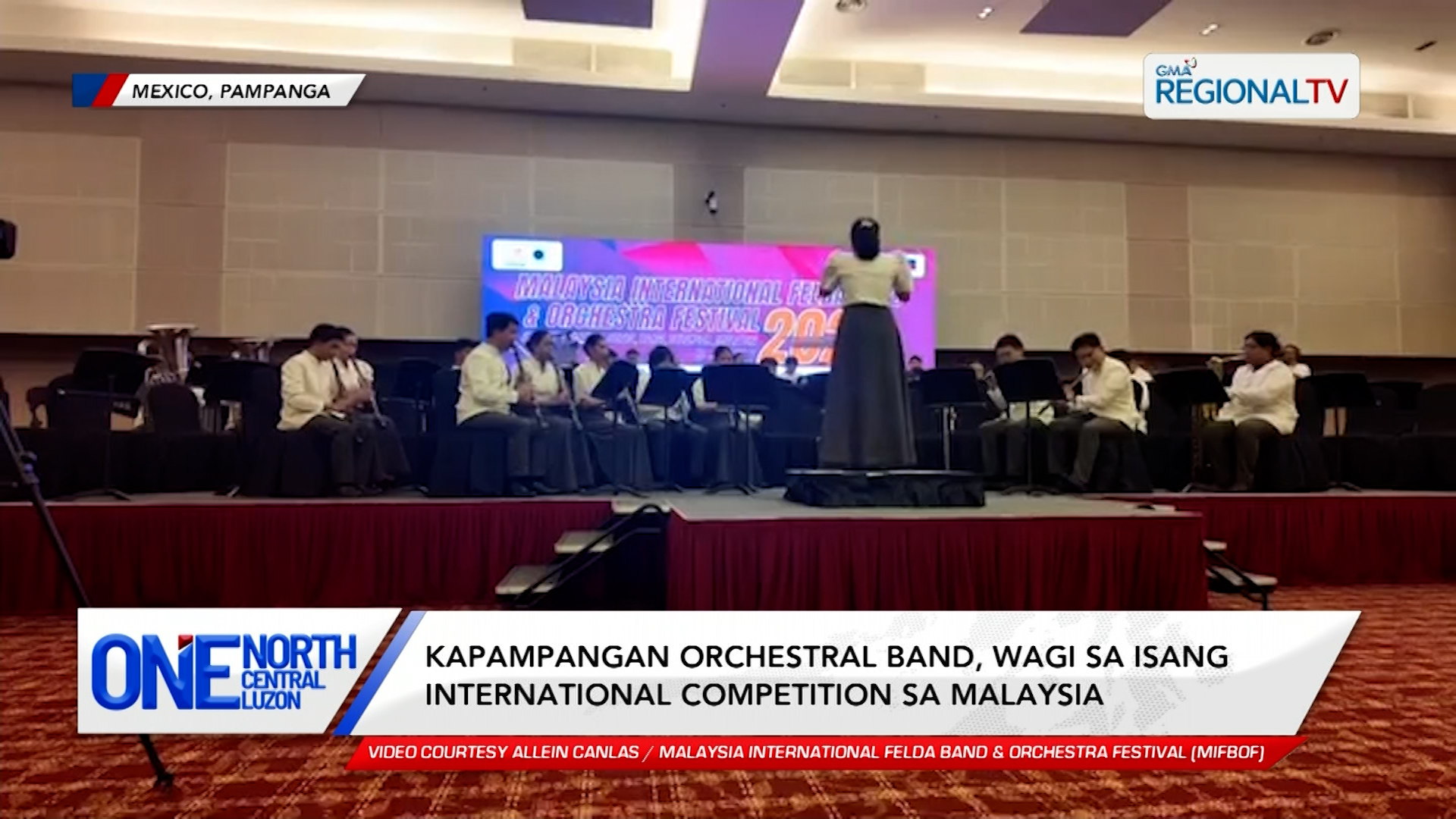 Kapampangan orchestral band, wagi sa isang international competition | One North Central Luzon