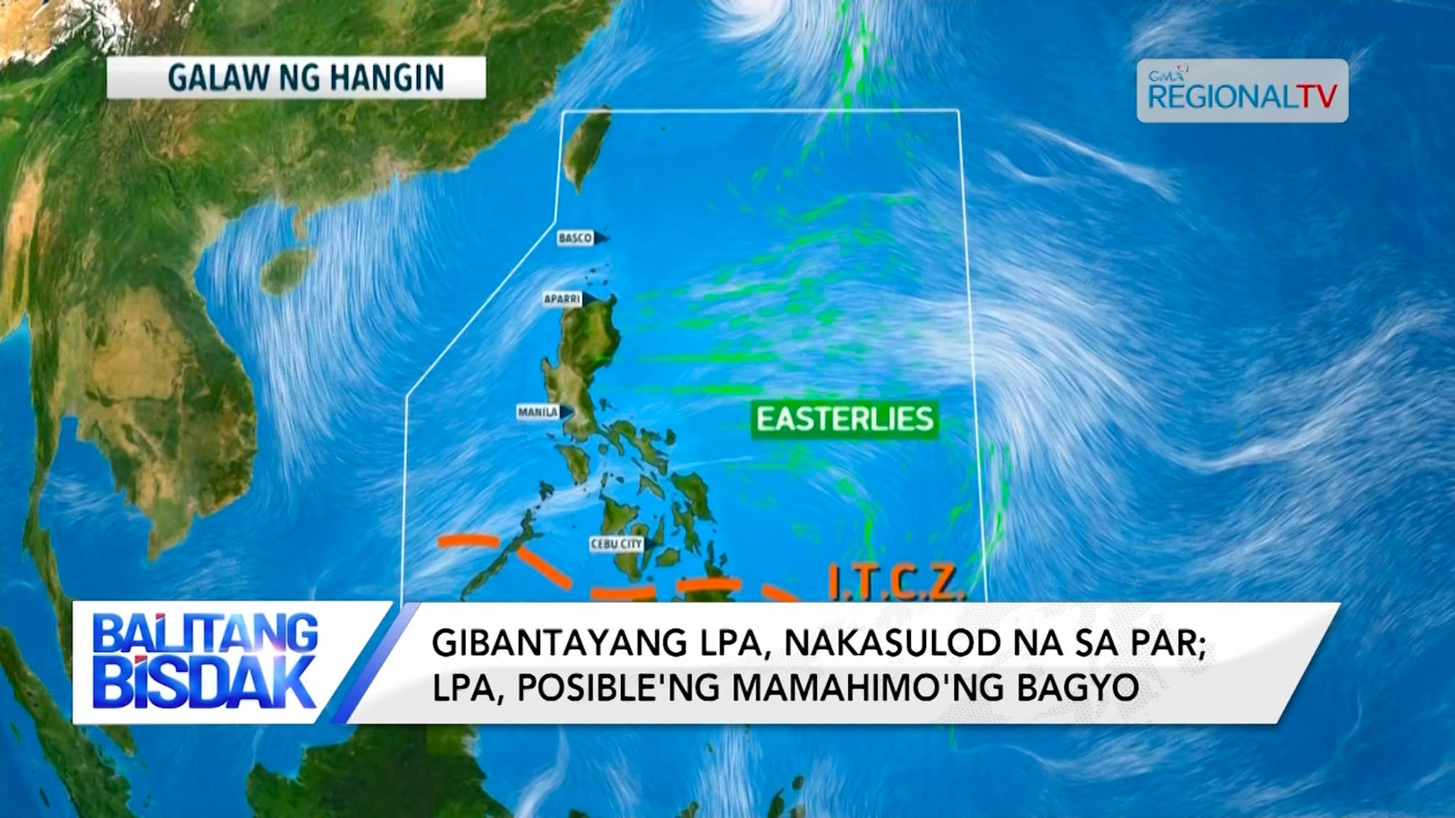 Gibantayang LPA, nakasulod na sa PAR; LPA, posibleng mamahimong bagyo | Balitang Bisdak