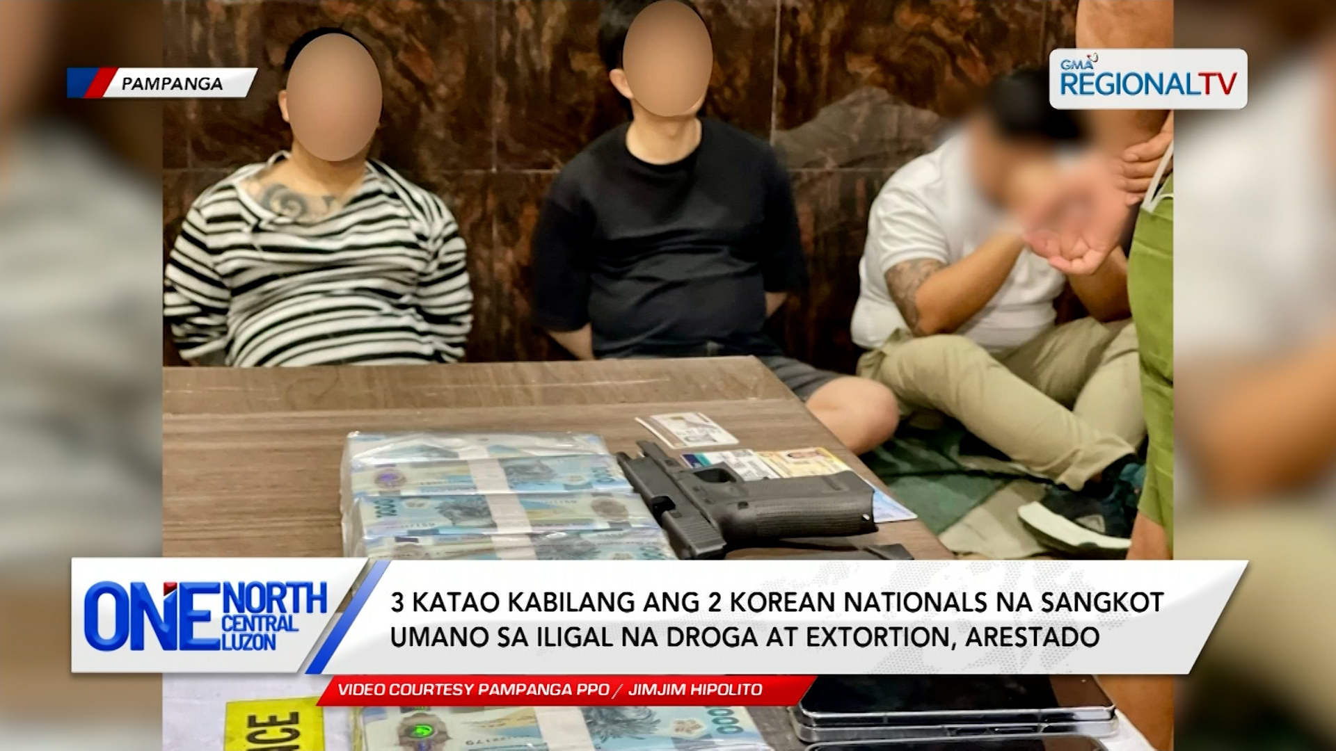 3 katao na sangkot umano sa iligal na droga at extortion, arestado | One North Central Luzon