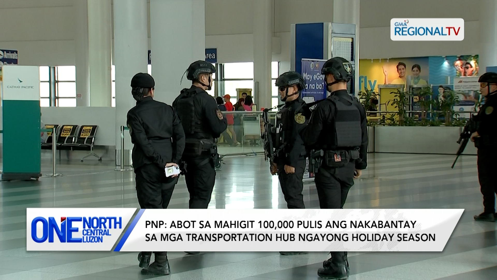 Abot sa mahigit 100,000 pulis ang nakabantay sa mga transportation hub | One North Central Luzon