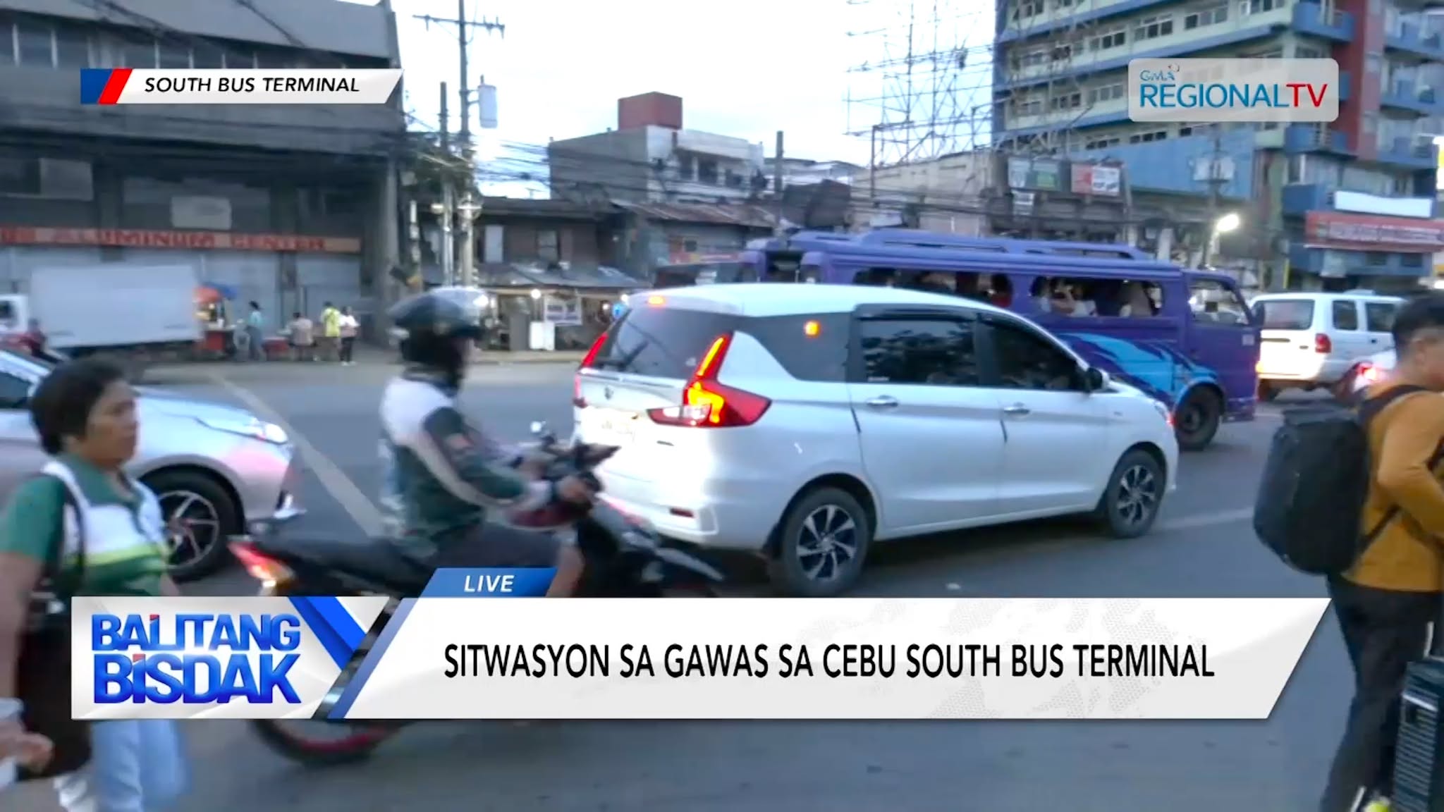 Atong Kumustahon ang Sitwasyon sa gawas nga bahin sa Cebu South Bus Terminal | Balitang Bisdak