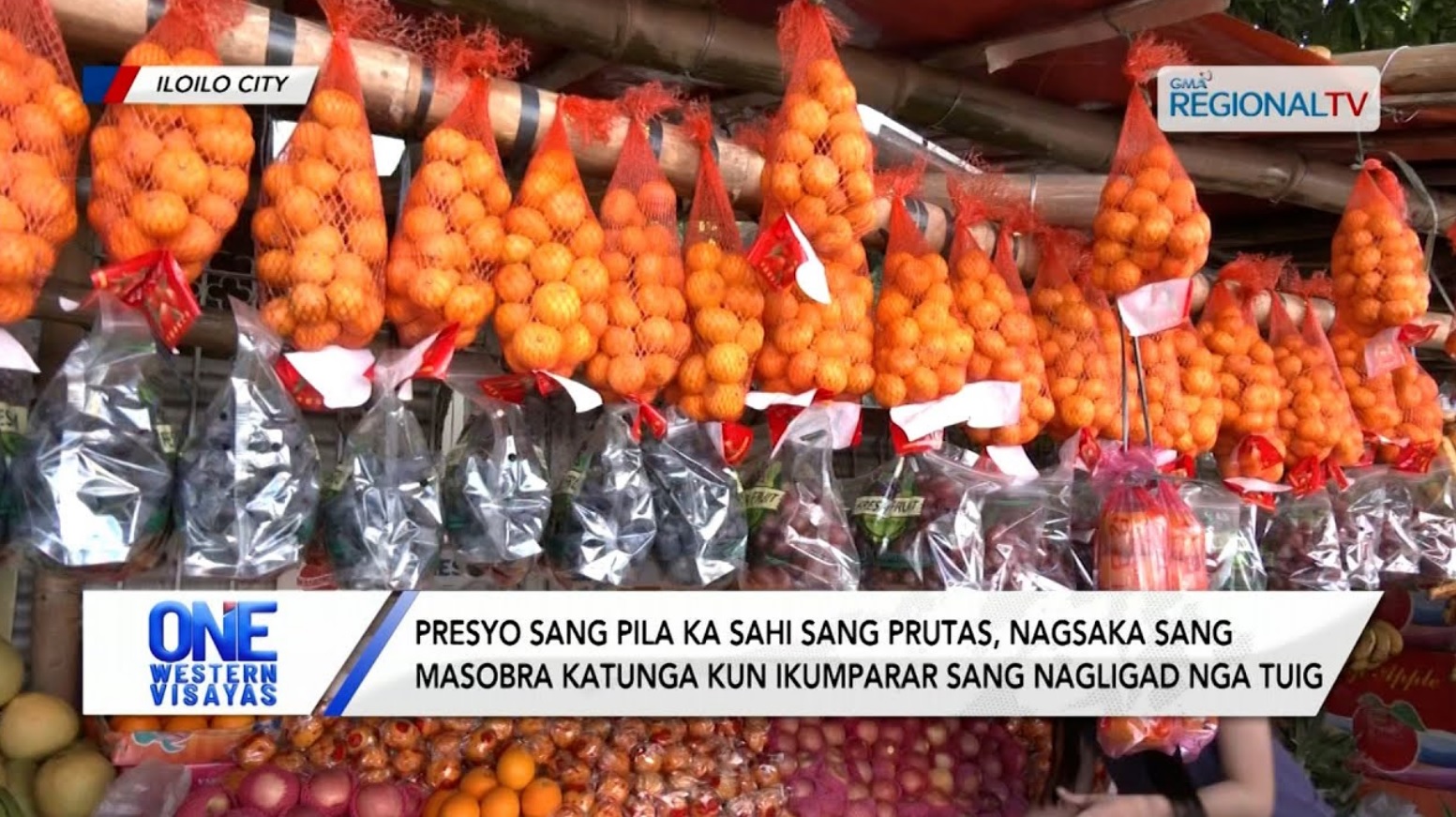 Presyo sang pila ka sahi sang prutas, nagsaka pila ka adlaw antes ang new year | One Western Visayas