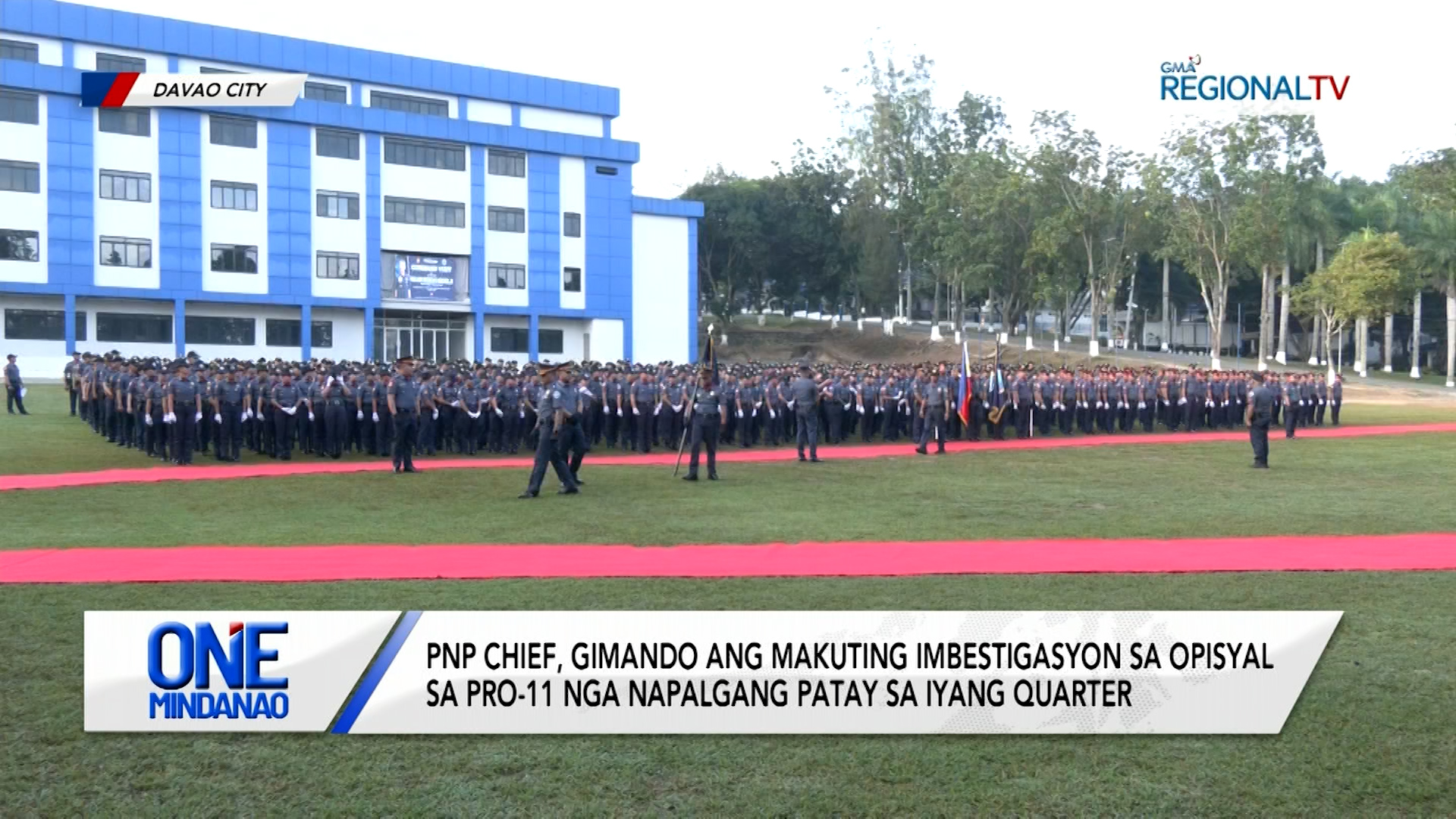 PNP Chief, gimando ang imbestigasyon sa opisyal nga napalgang patay | One Mindanao