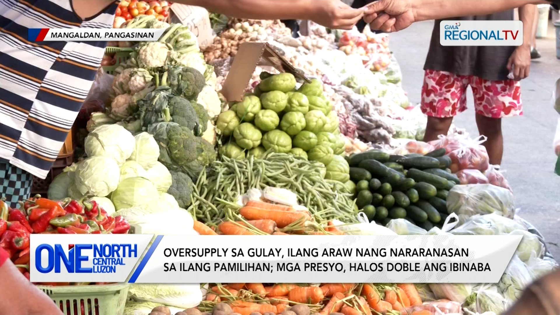 Oversupply sa gulay, ilang araw nang nararanasan sa ilang pamilihan | One North Central Luzon