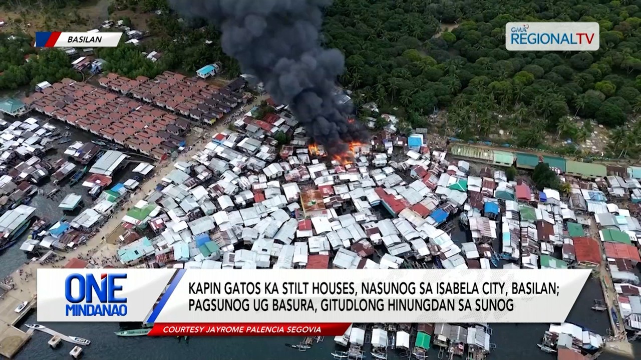 Kapin gatos ka stilt houses, nasunog sa Isabela City, Basilan | One Mindanao