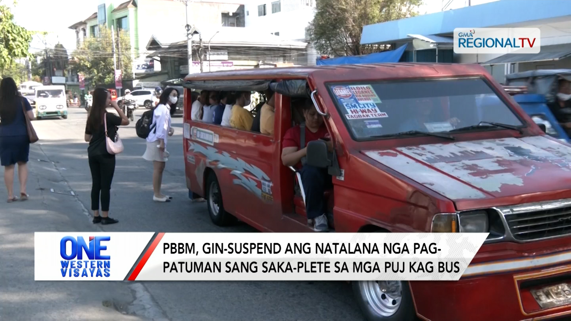 PBBM gin-suspend ang natalana nga pagpatuman sang saka-plete sa mga PUJ kag bus| One Western Visayas