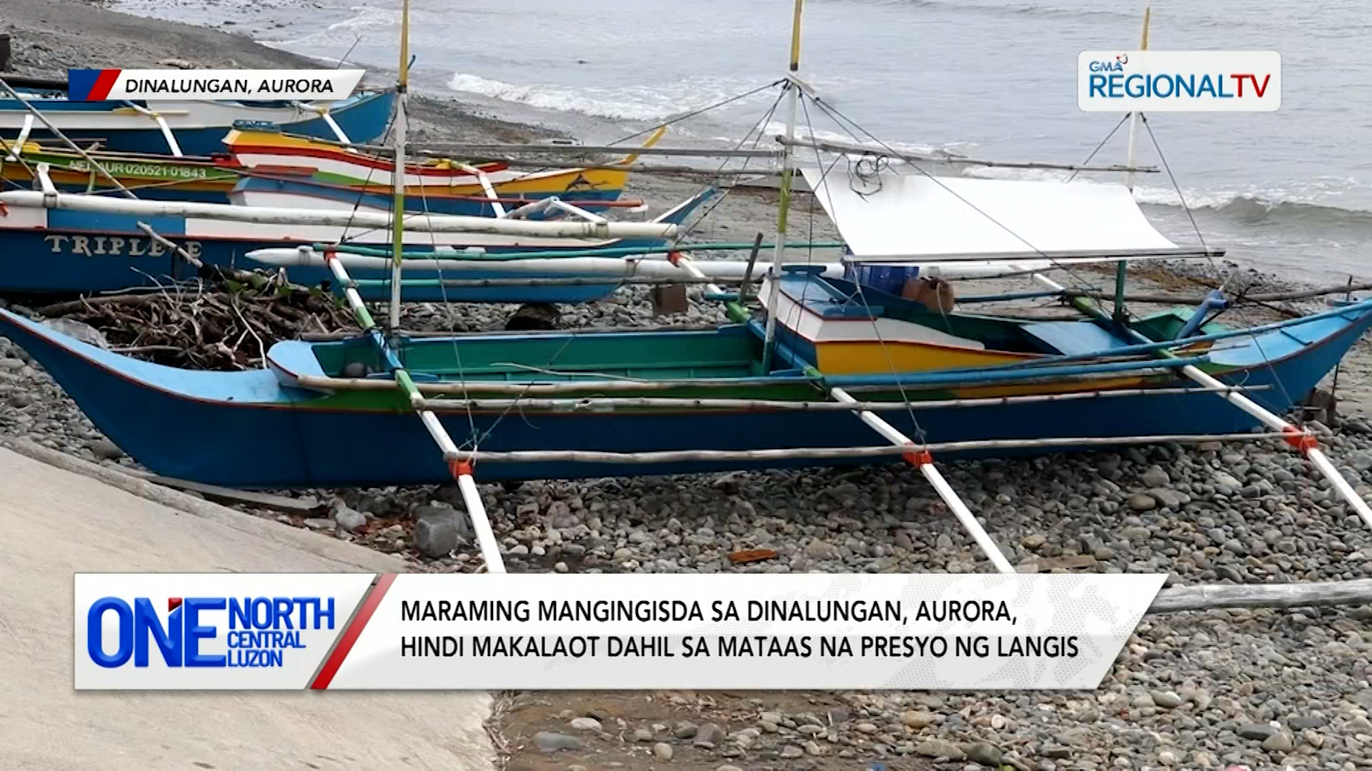 Maraming mangingisda sa Dinalungan, Aurora, hindi makalaot | One North Central Luzon