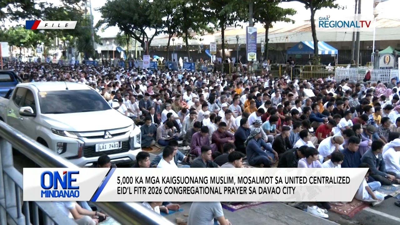 5,000 Muslims, mosalmot sa United Centralized Eid’l Fitr 2026 Congregational Prayer | One Mindanao