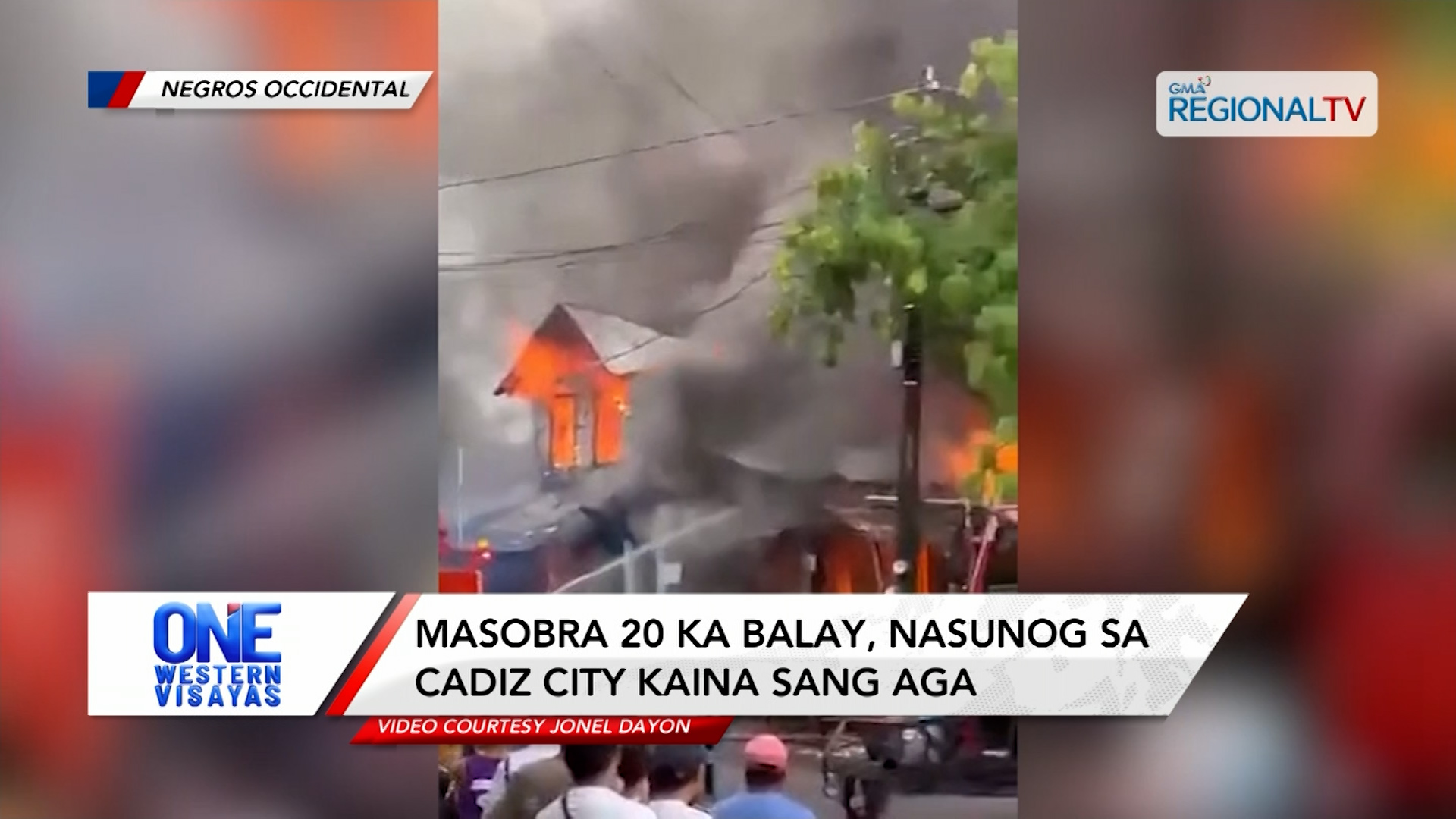 Masobra 20 ka balay, nasunog sa Cadiz City kaina sang aga | One Western Visayas