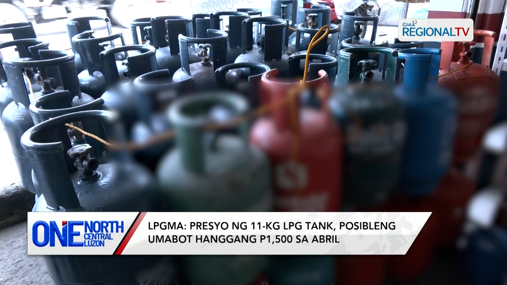Presyo ng 11-kg LPG tank, posibleng umabot hanggang P1,500 sa Abril | One North Central Luzon