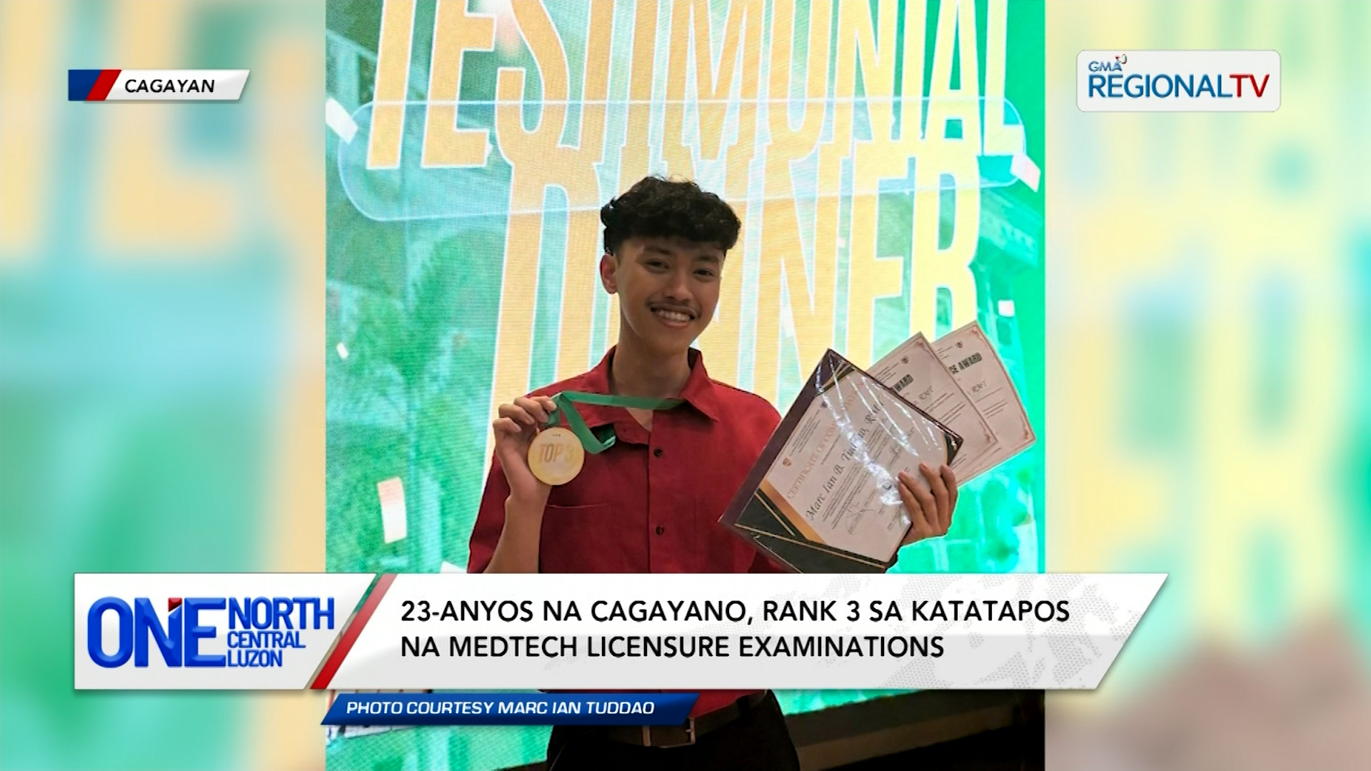 Cagayano, rank 3 sa katatapos na Medtech Licensure Examinations | One North Central Luzon