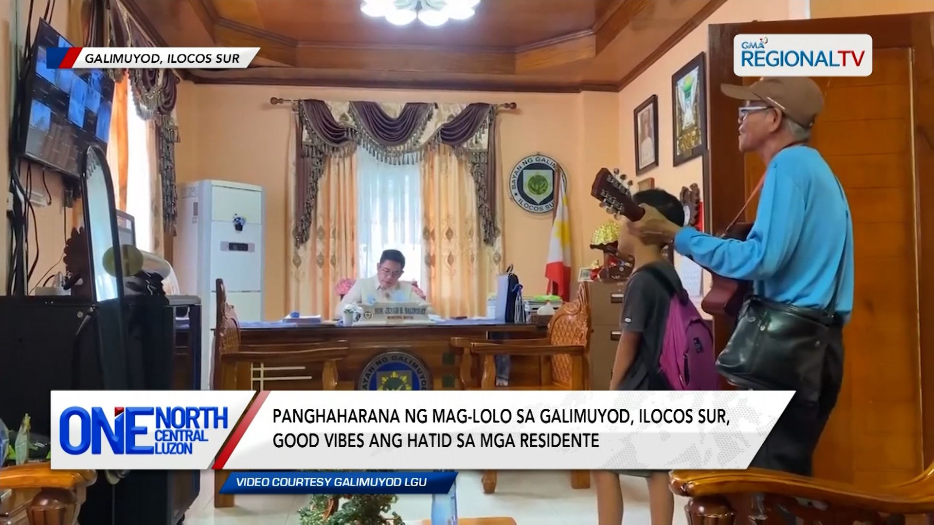 Panghaharana ng mag-lolo sa Ilocos Sur, good vibes ang hatid | One North Central Luzon