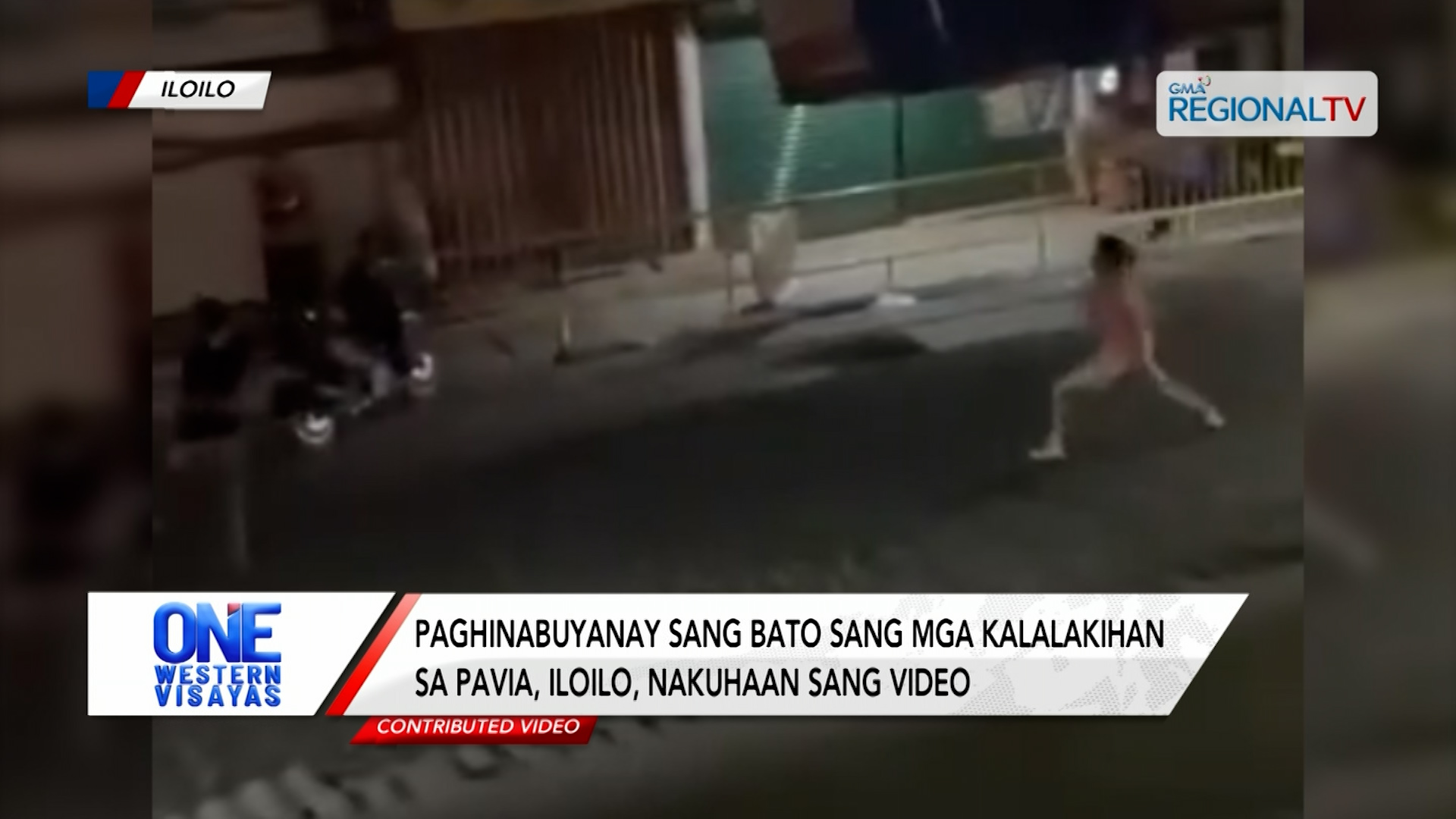 Paghinabuyanay sang bato sang kalalakihan sa Pavia, Iloilo, nakuhaan sang video| One Western Visayas